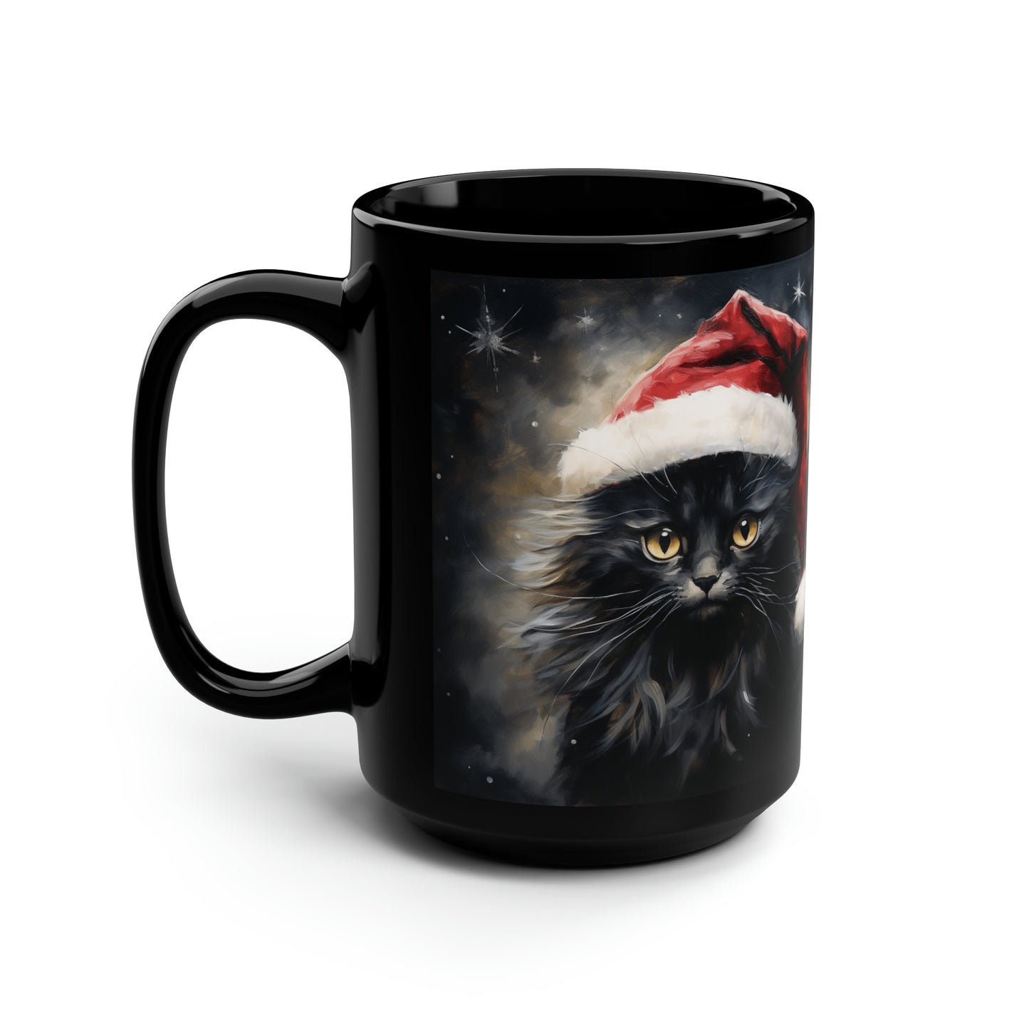 Christmas Cat 2 Mug, 15oz