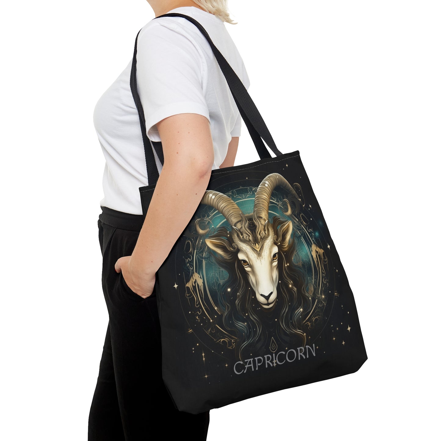 Capricorn2 Zodiac Tote Bag (AOP)