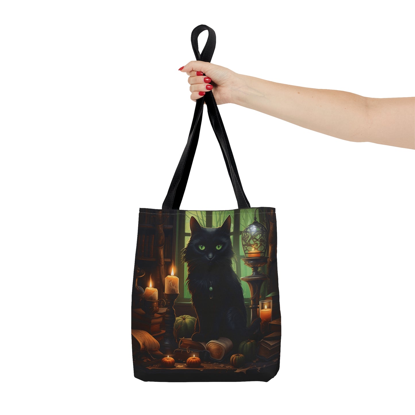 Halloween Cat Tote Bag (AOP)