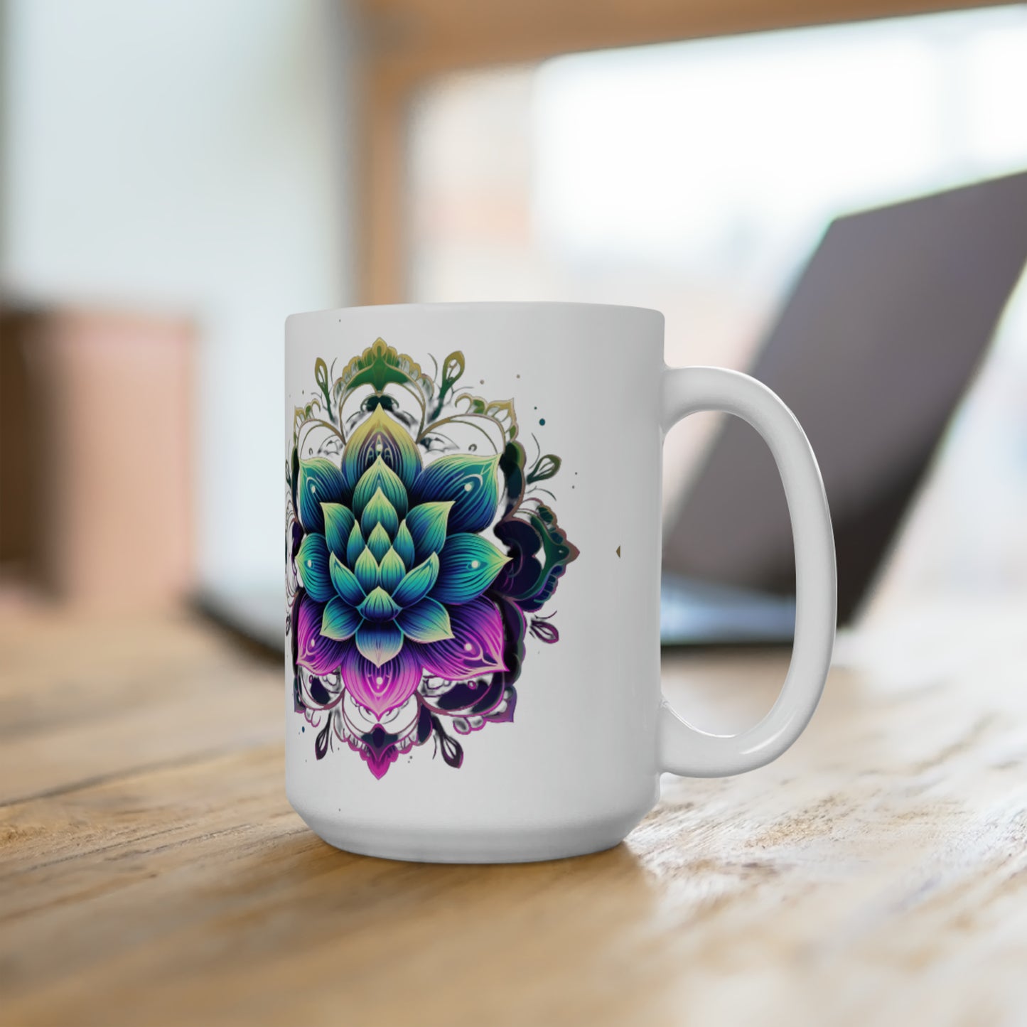 Mandala #101  Ceramic Mug 15oz