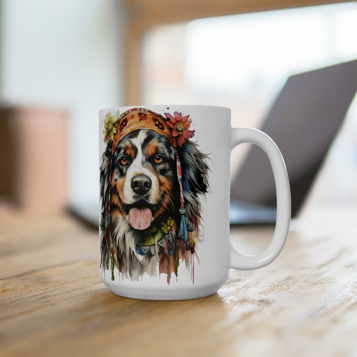 Dog4 Ceramic Mug 15oz