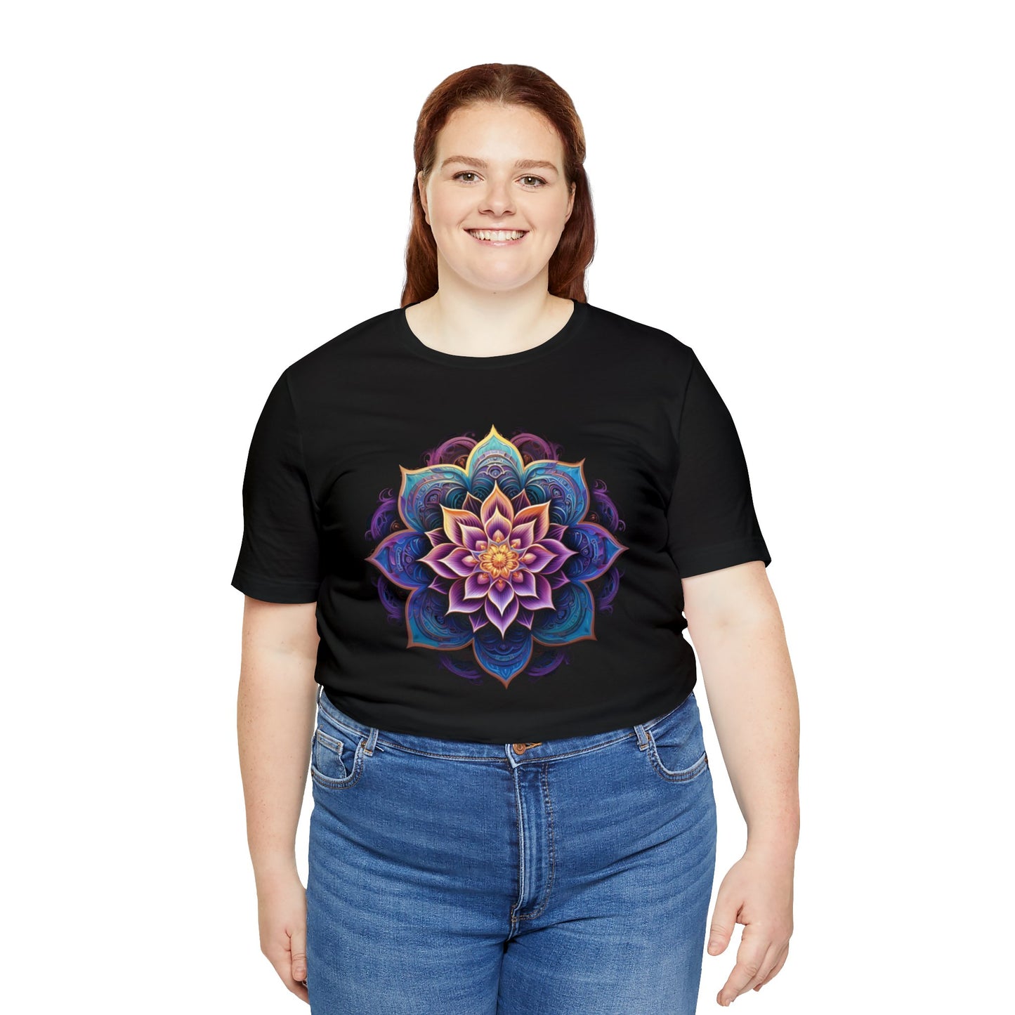 Zen Lotus Unisex Jersey Short Sleeve Tee