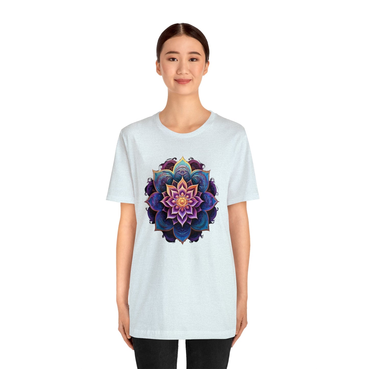 Zen Lotus Unisex Jersey Short Sleeve Tee