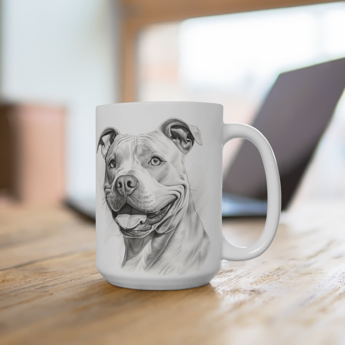 Pit Bull Dog Mug 15oz