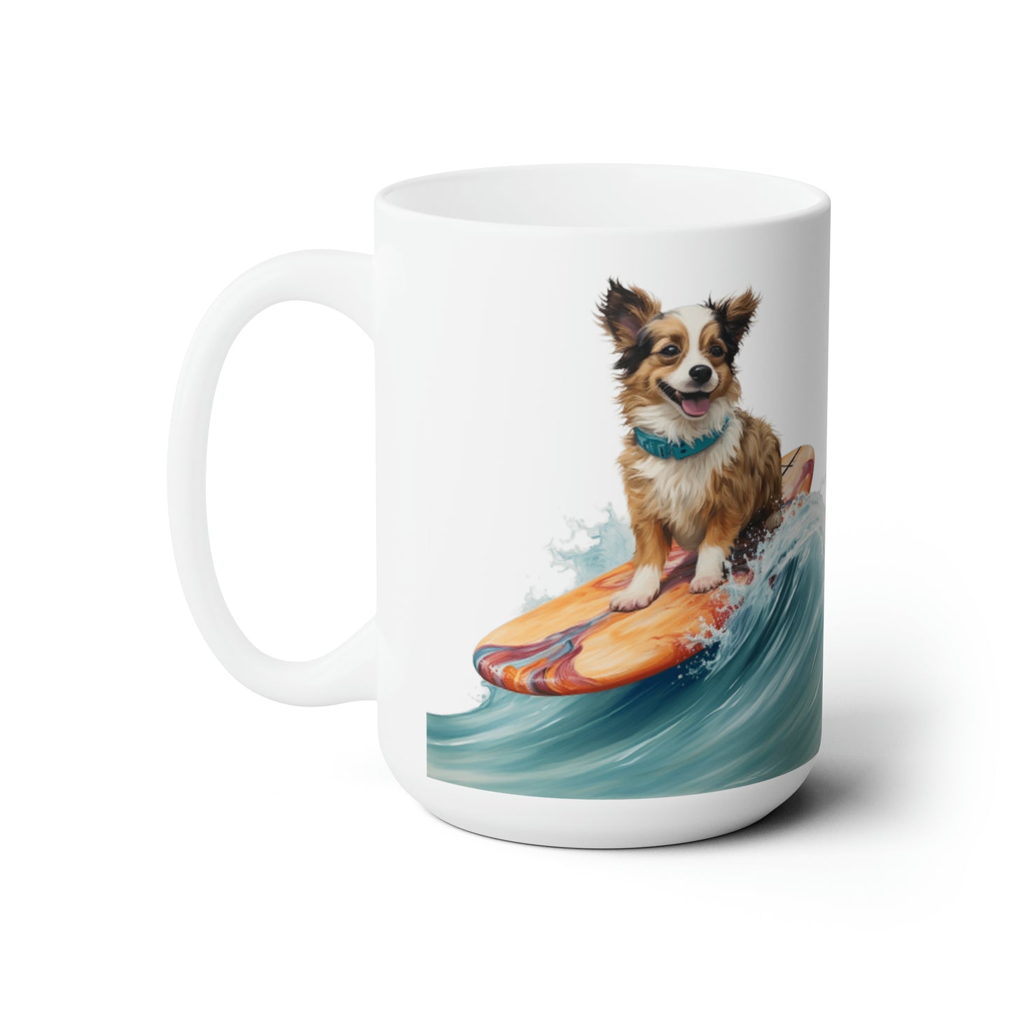 Dog2 White Ceramic Mug 15oz