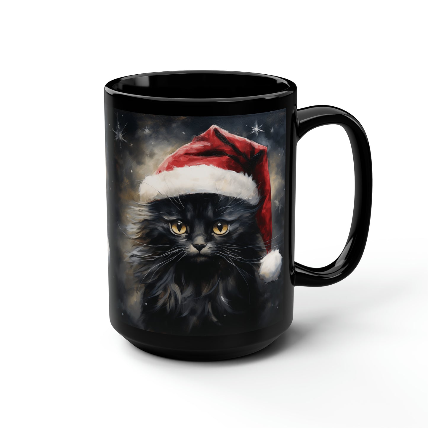 Christmas Cat 2 Mug, 15oz
