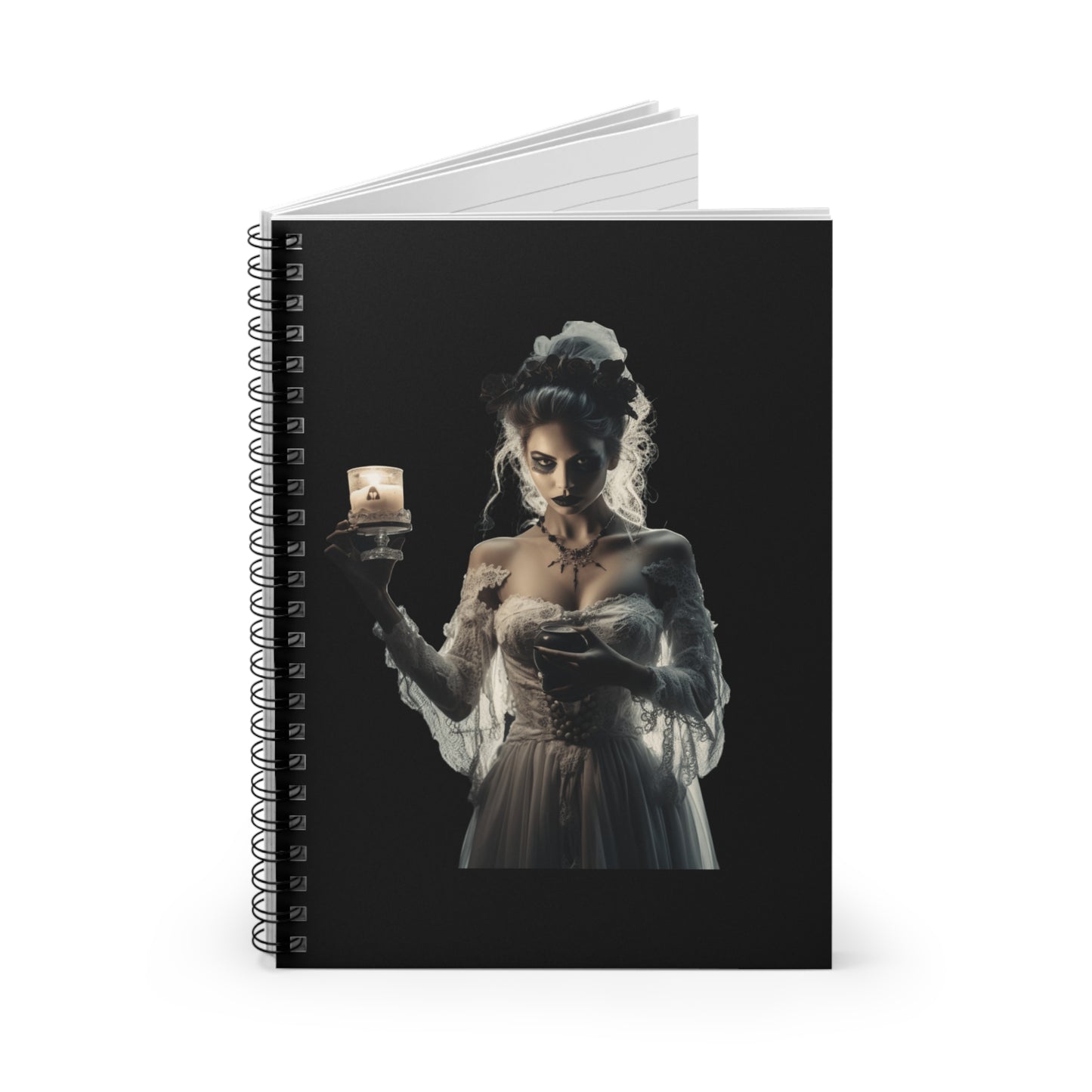 Halloween Bride Spiral Notebook - Ruled Line