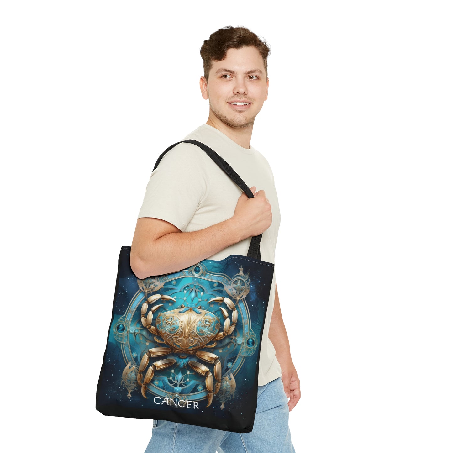 Cancer2 Zodiac Tote Bag (AOP)