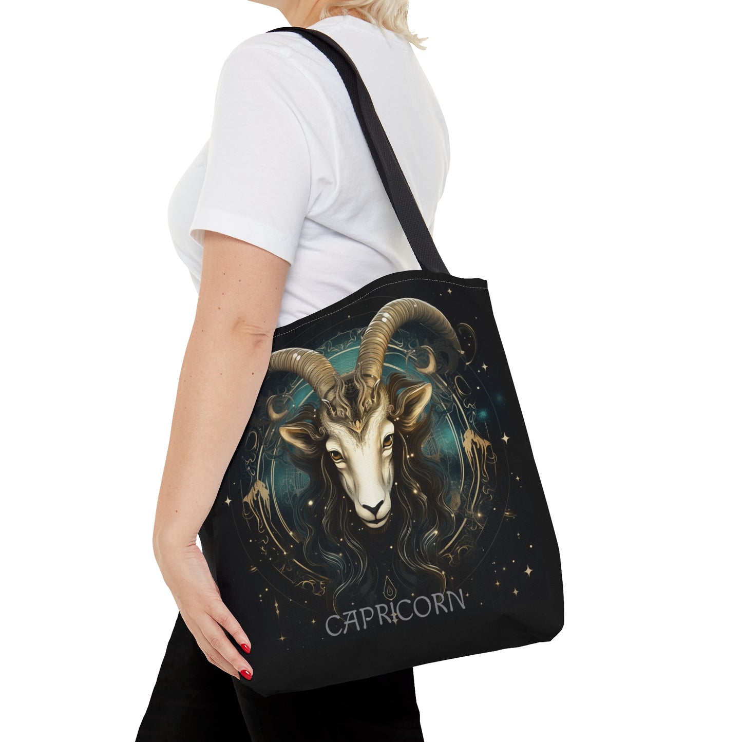 Capricorn2 Zodiac Tote Bag (AOP)