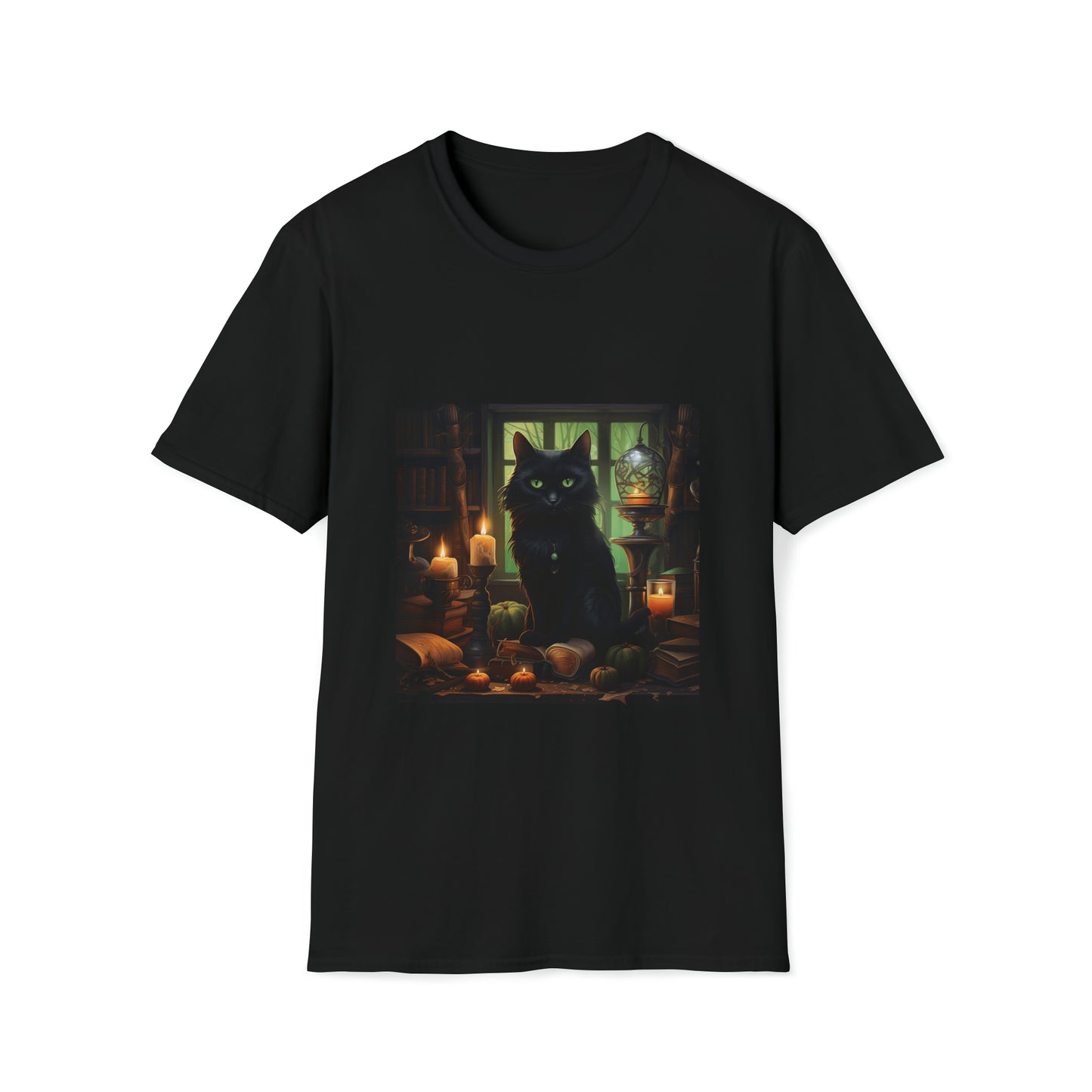 Halloween Cat1 Unisex Softstyle T-Shirt