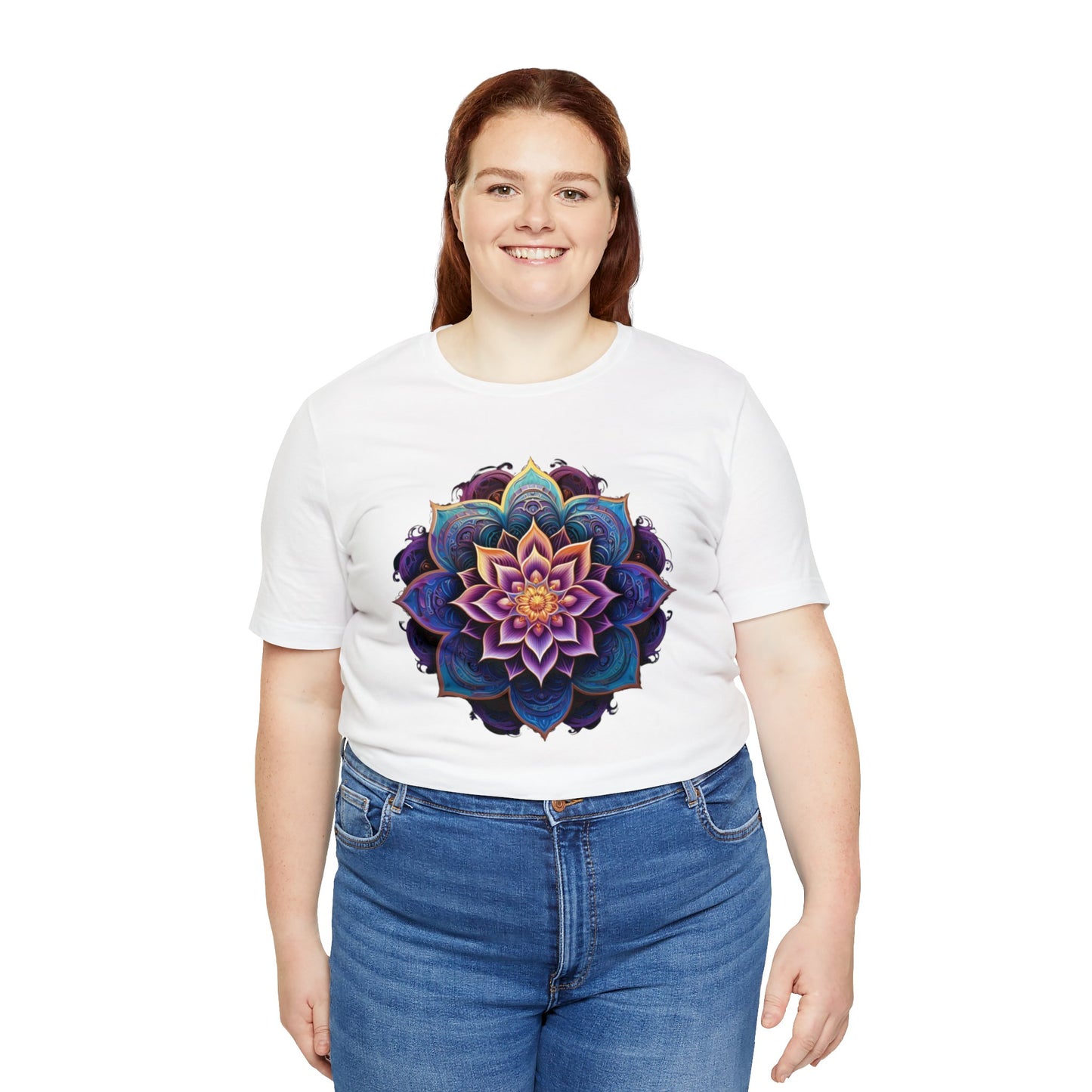 Zen Lotus Unisex Jersey Short Sleeve Tee