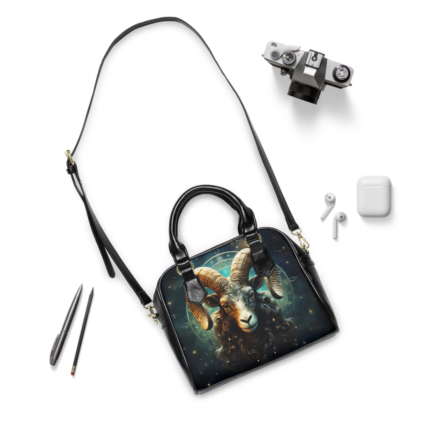 Aries2 Zodiac Shoulder Handbag