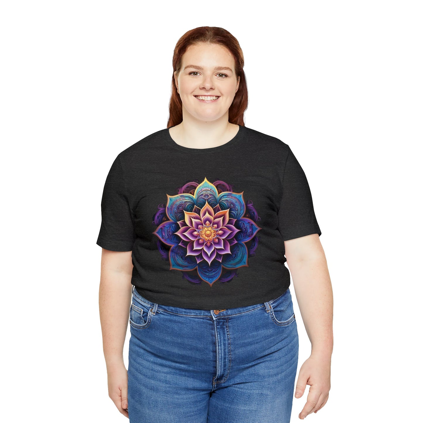 Zen Lotus Unisex Jersey Short Sleeve Tee