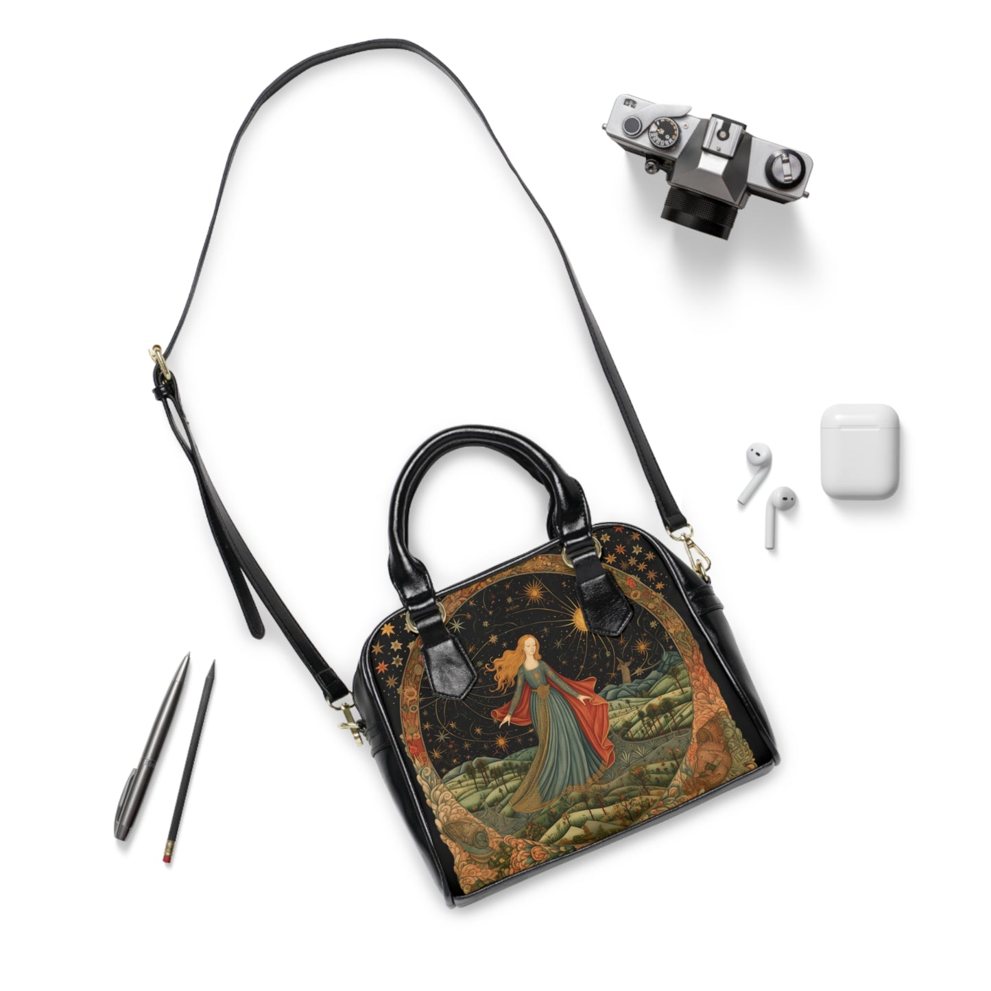 Virgo3 Zodiac Shoulder Handbag