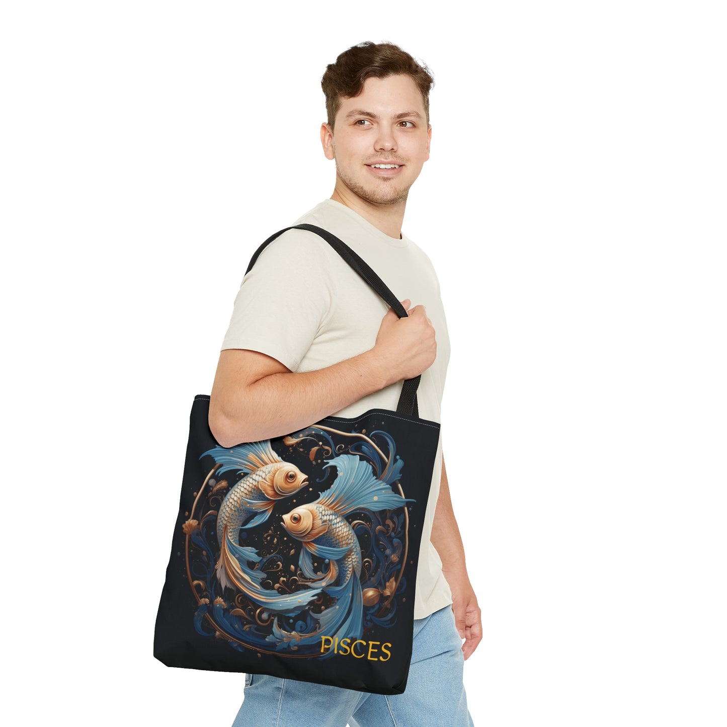 Pisces1 Zodiac Tote Bag (AOP)