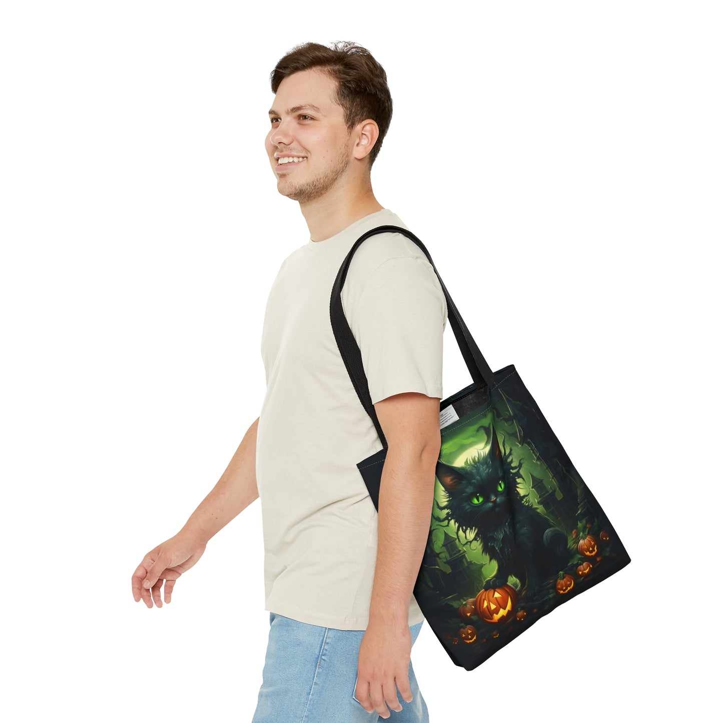 Halloween Cat2 Tote Bag (AOP)