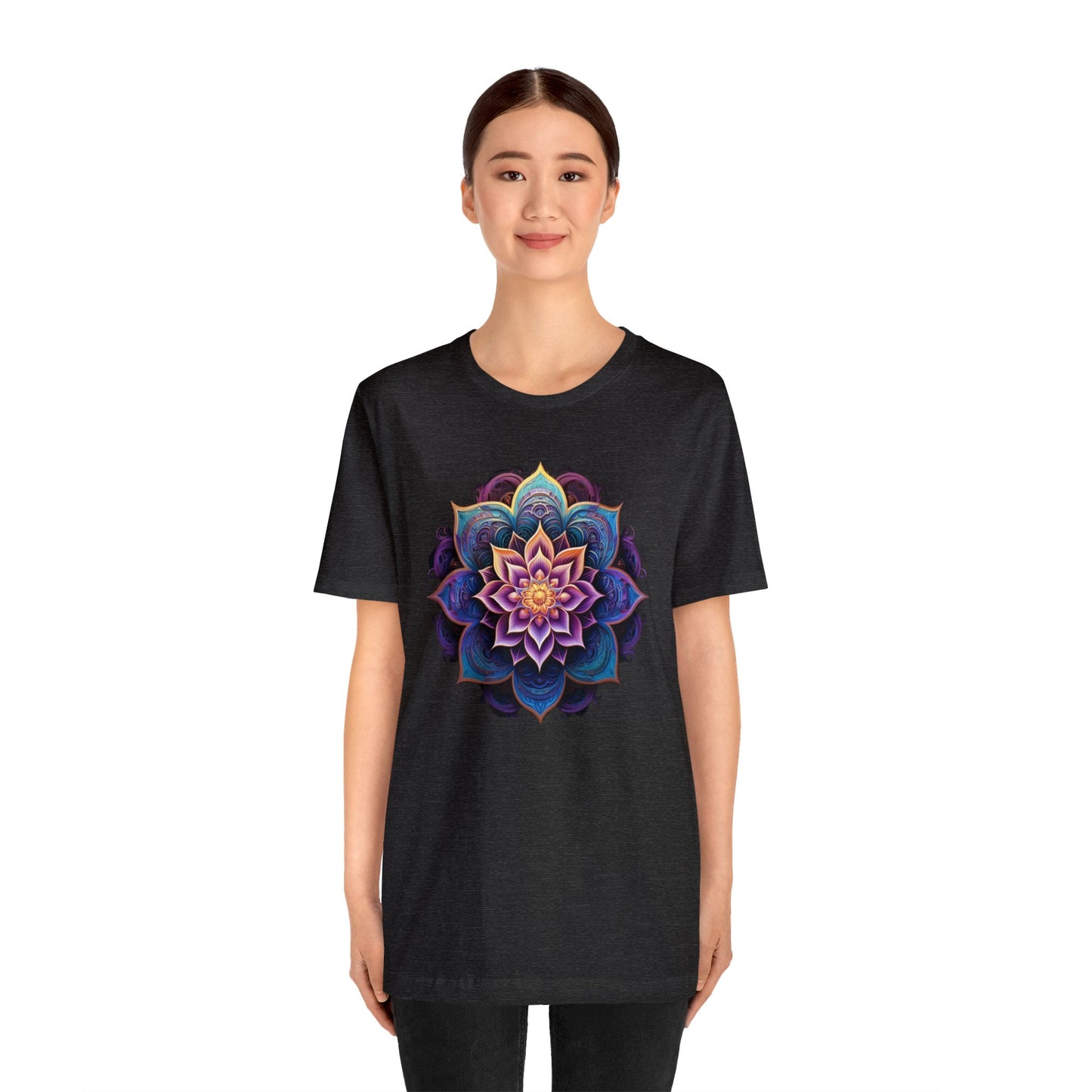 Zen Lotus Unisex Jersey Short Sleeve Tee