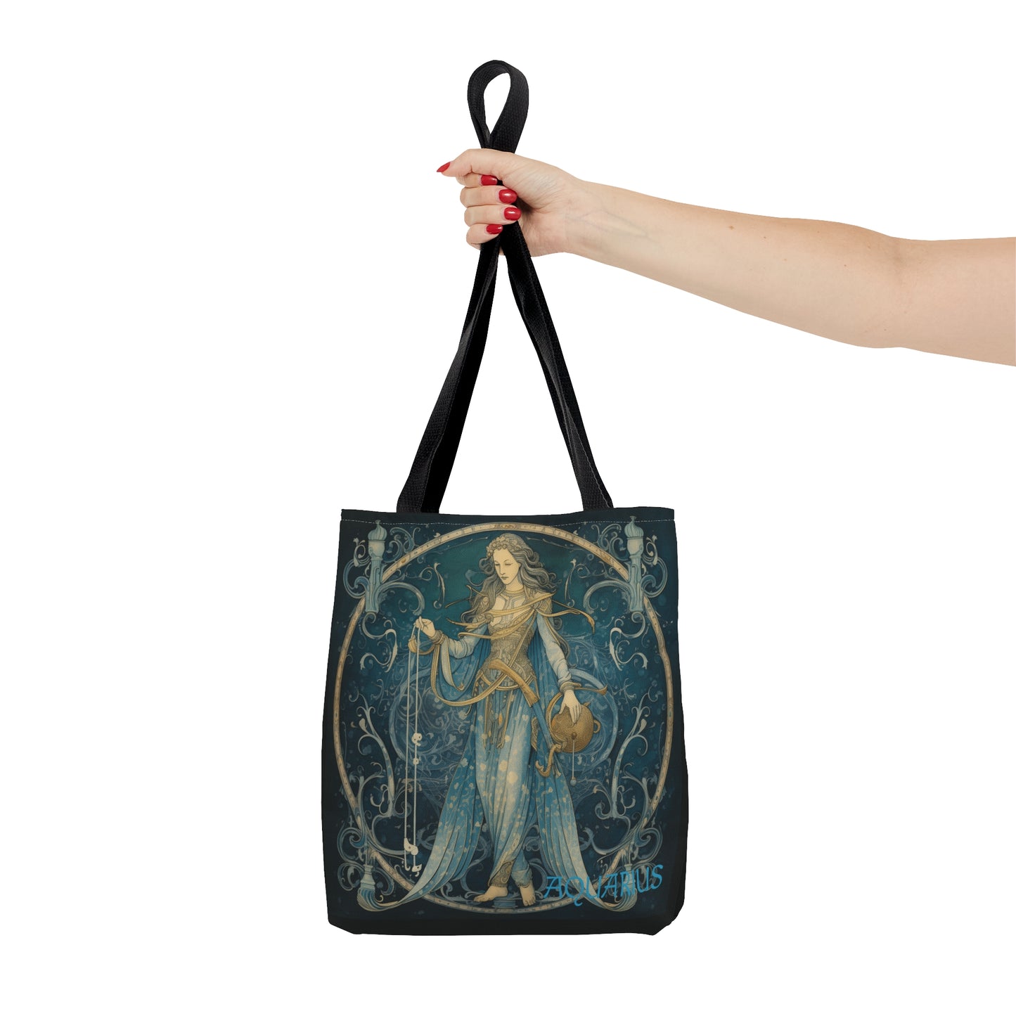 Aquarius2 Zodiac Tote Bag (AOP)