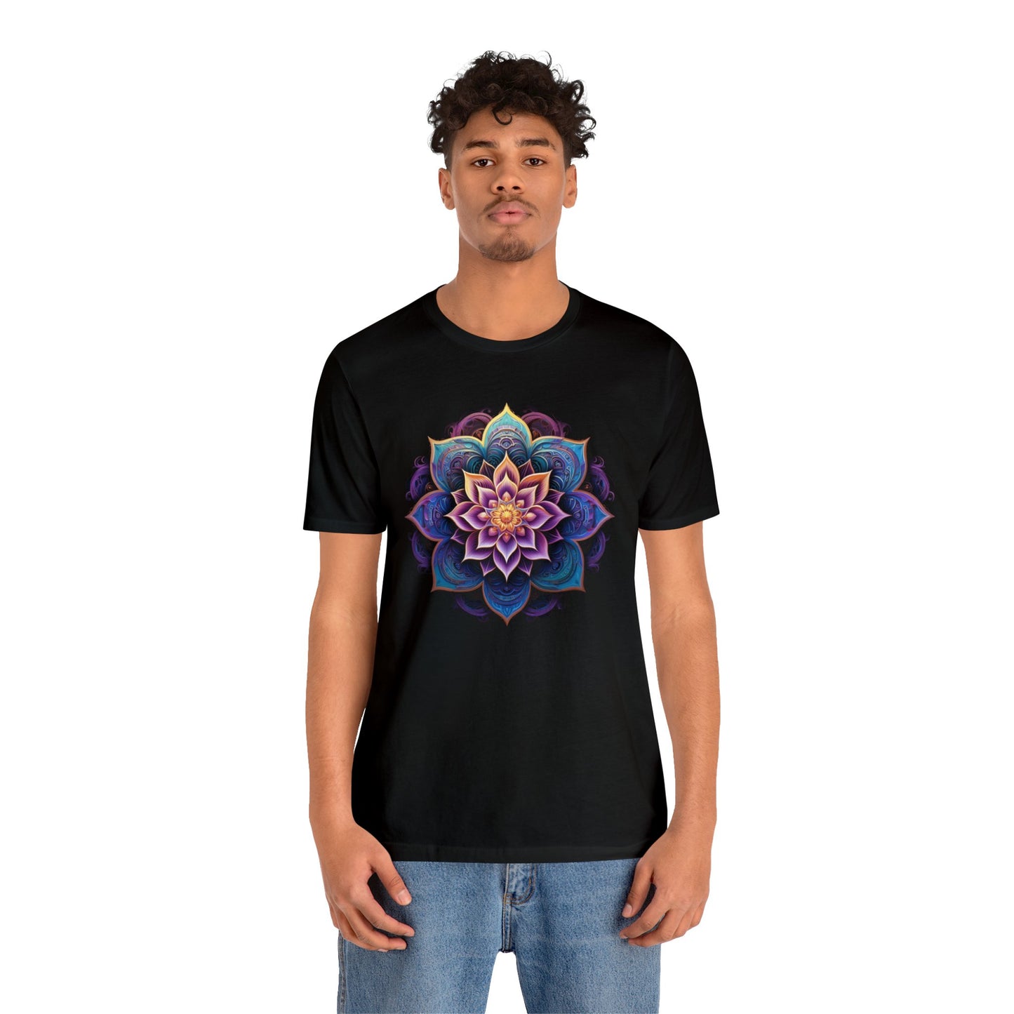 Zen Lotus Unisex Jersey Short Sleeve Tee