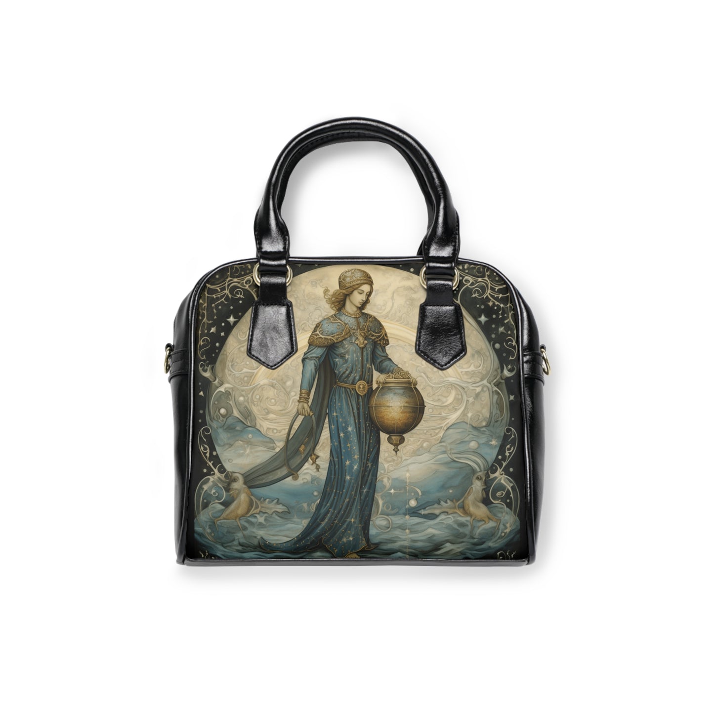 Aquarius3 Zodiac Shoulder Handbag