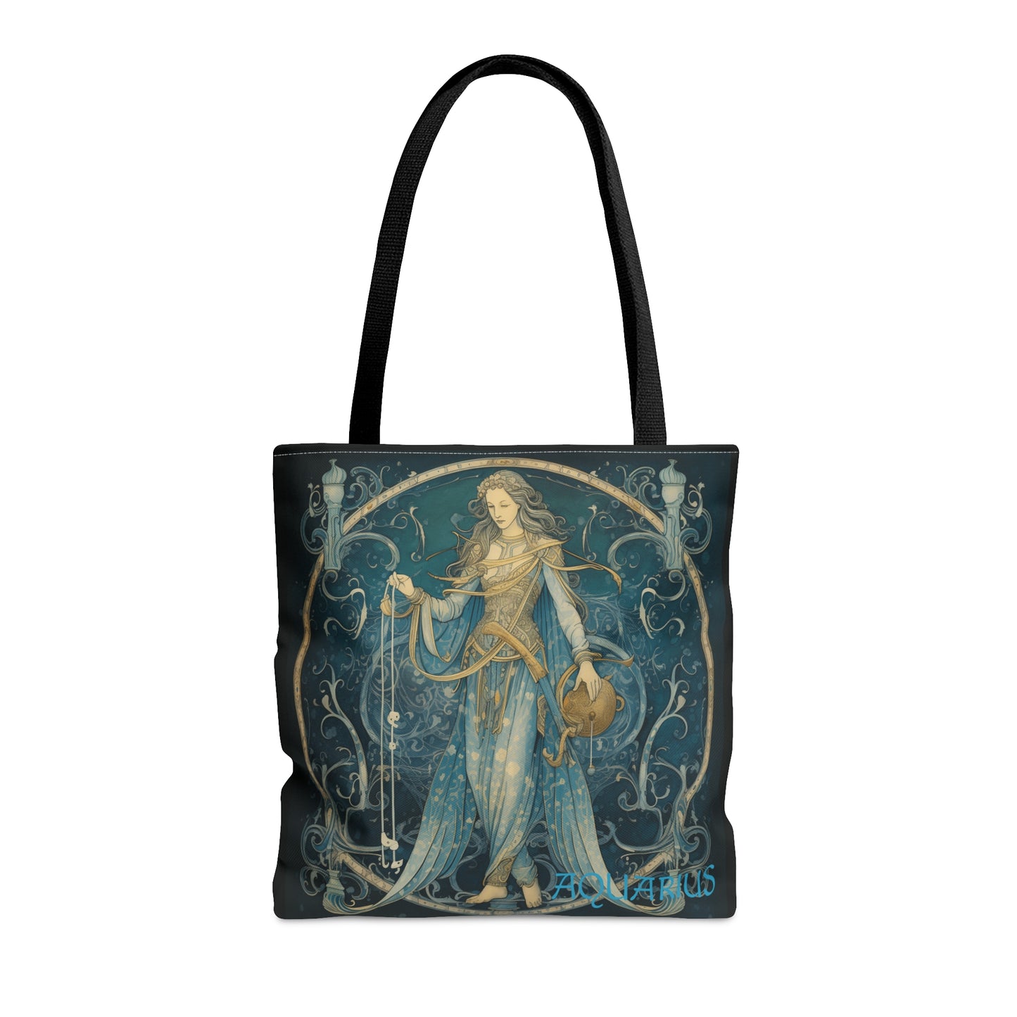 Aquarius2 Zodiac Tote Bag (AOP)