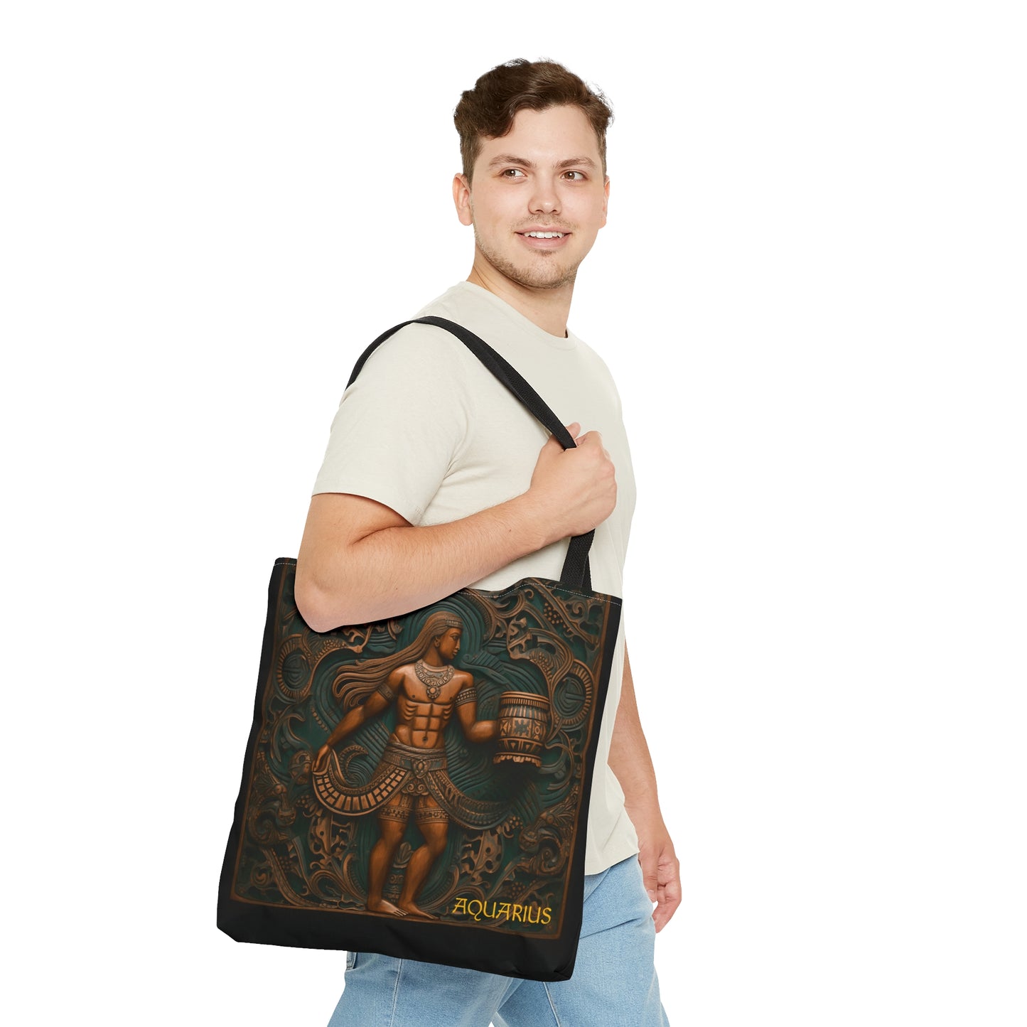 Aquarius1 Zodiac Tote Bag (AOP)