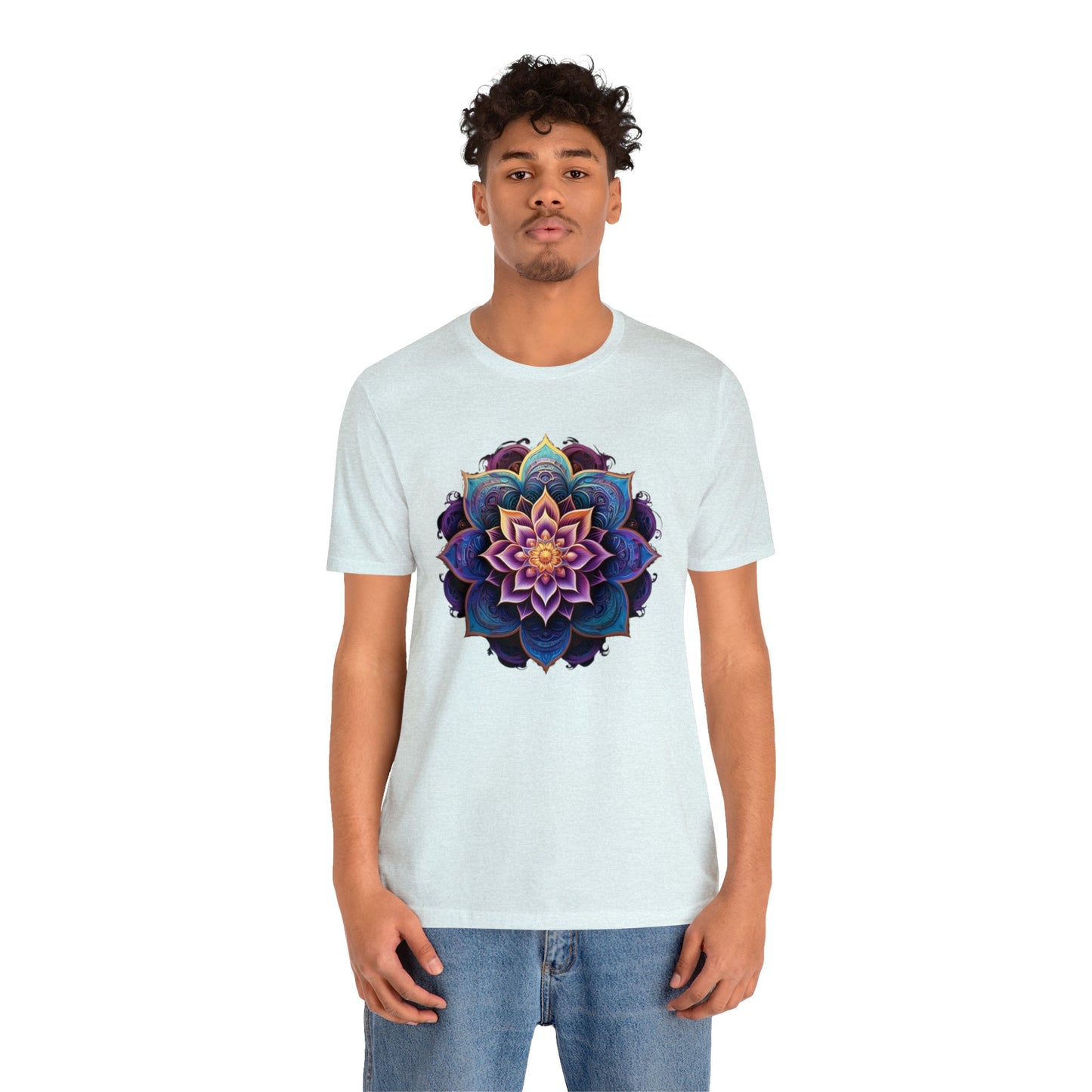 Zen Lotus Unisex Jersey Short Sleeve Tee