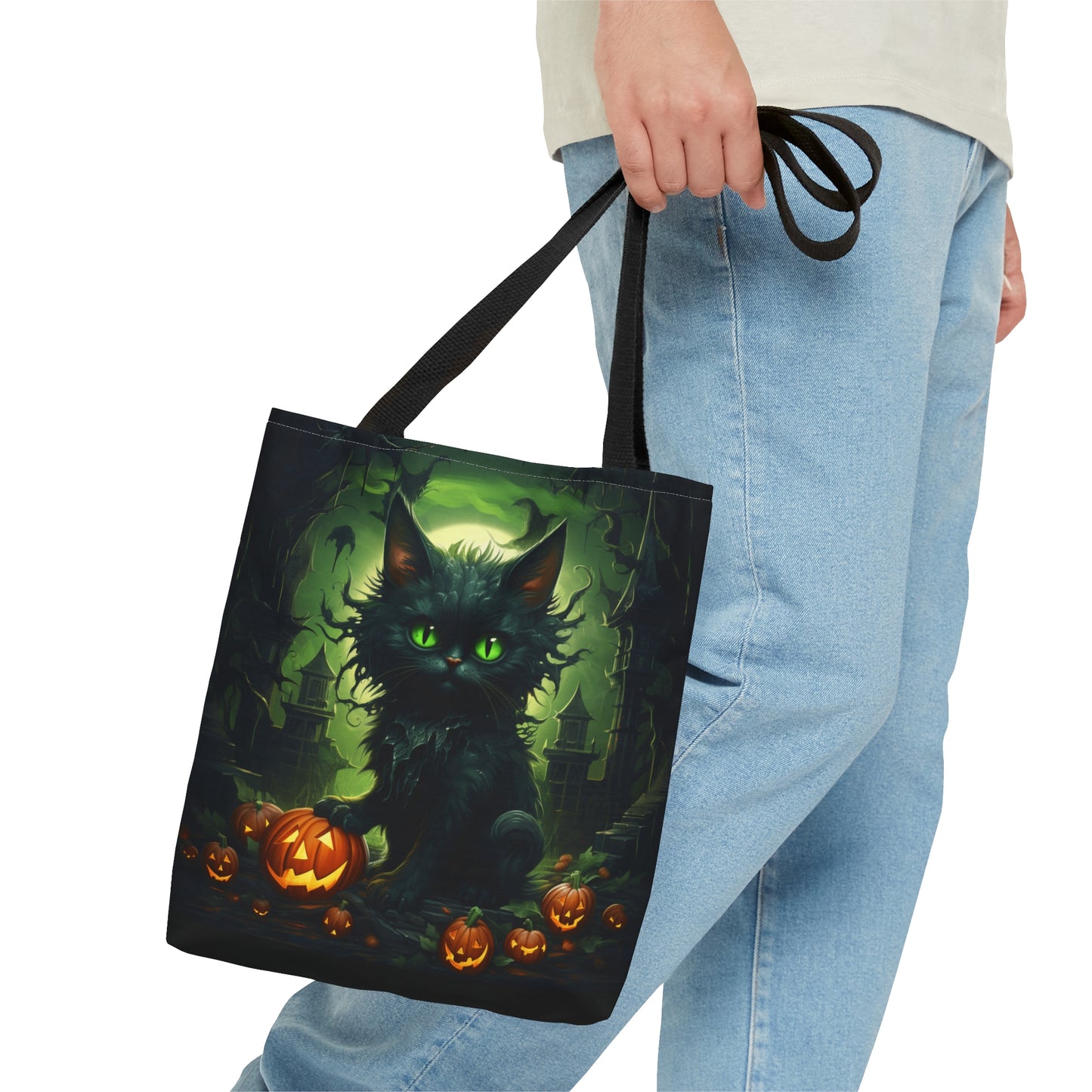 Halloween Cat2 Tote Bag (AOP)