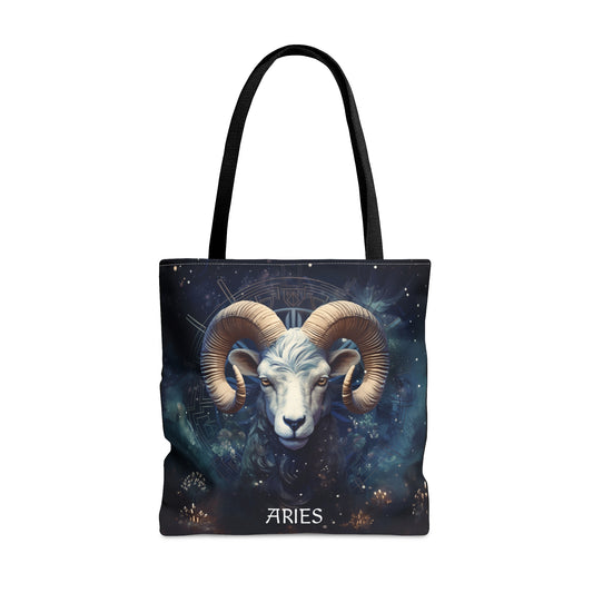 Aries3 Zodiac Tote Bag (AOP)