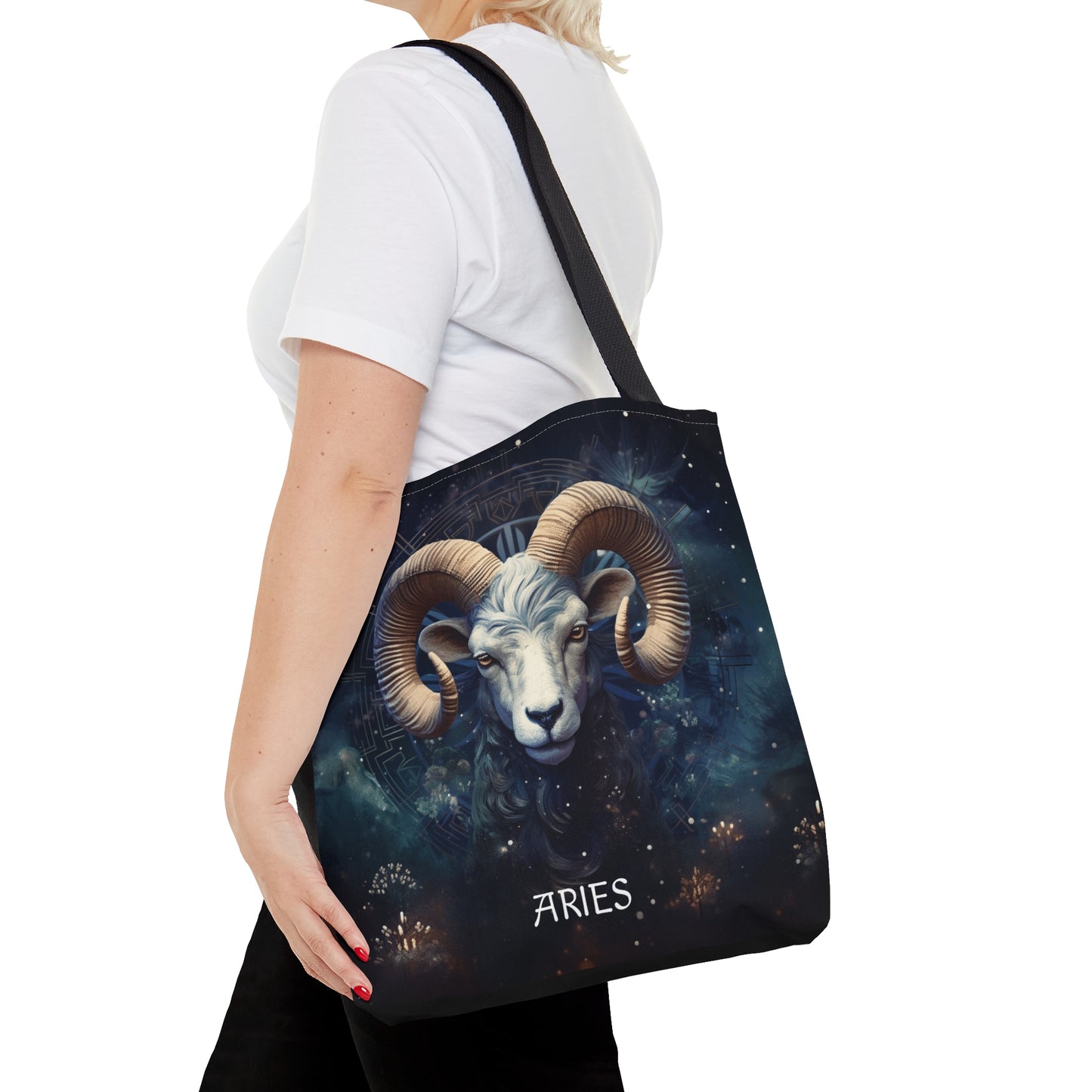 Aries3 Zodiac Tote Bag (AOP)