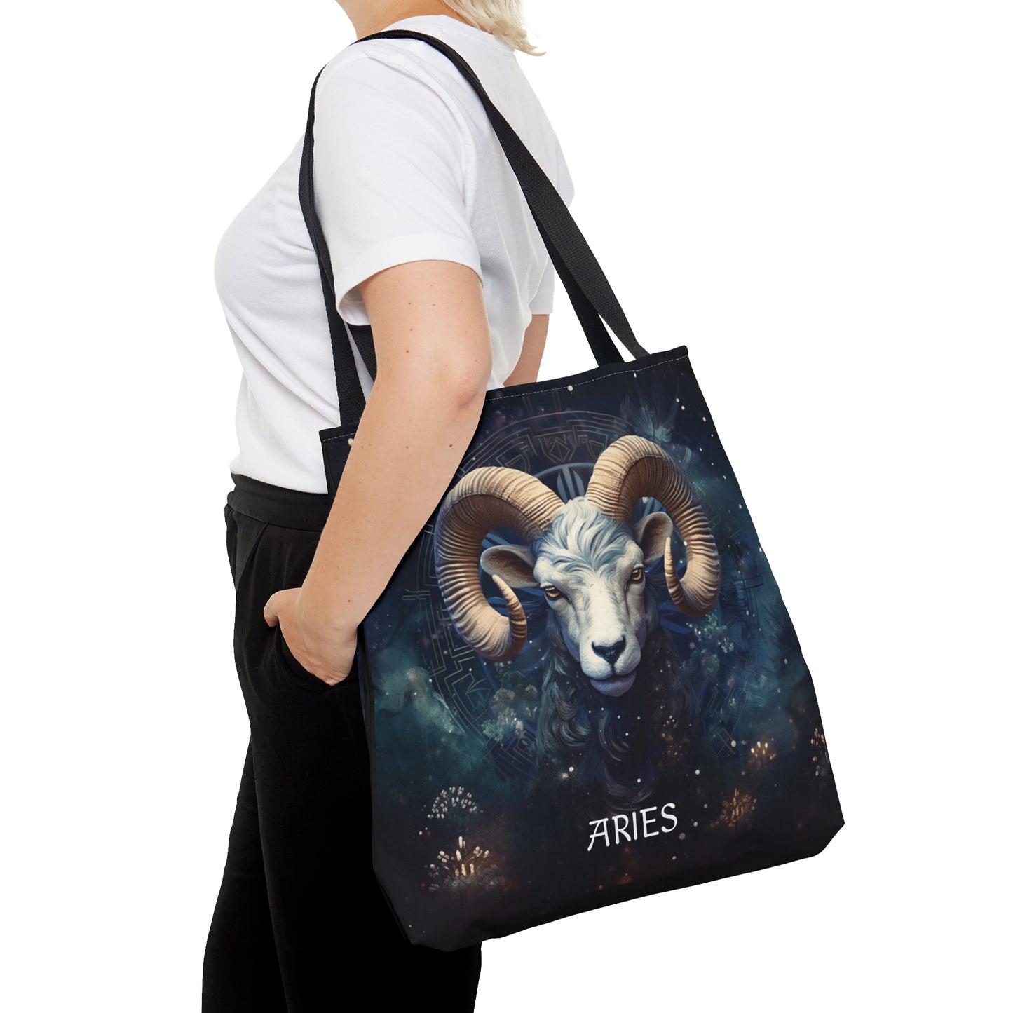 Aries3 Zodiac Tote Bag (AOP)