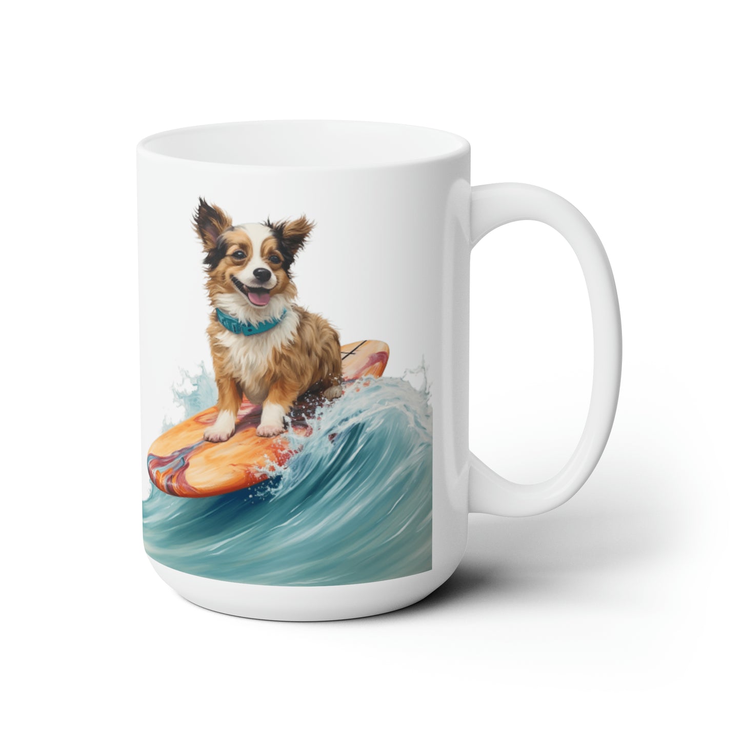 Dog2 White Ceramic Mug 15oz