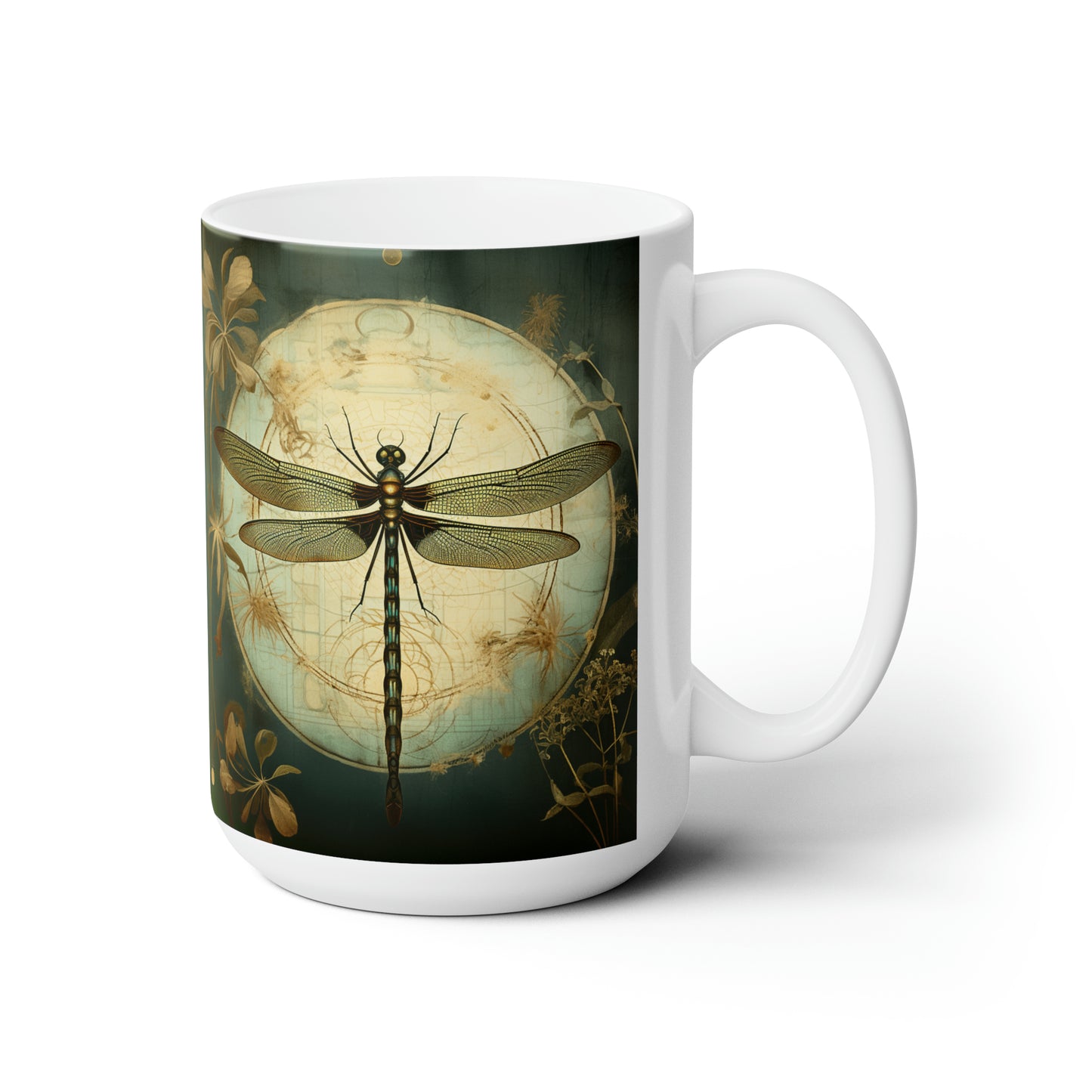 Dragonfly #3  Ceramic Mug 15oz