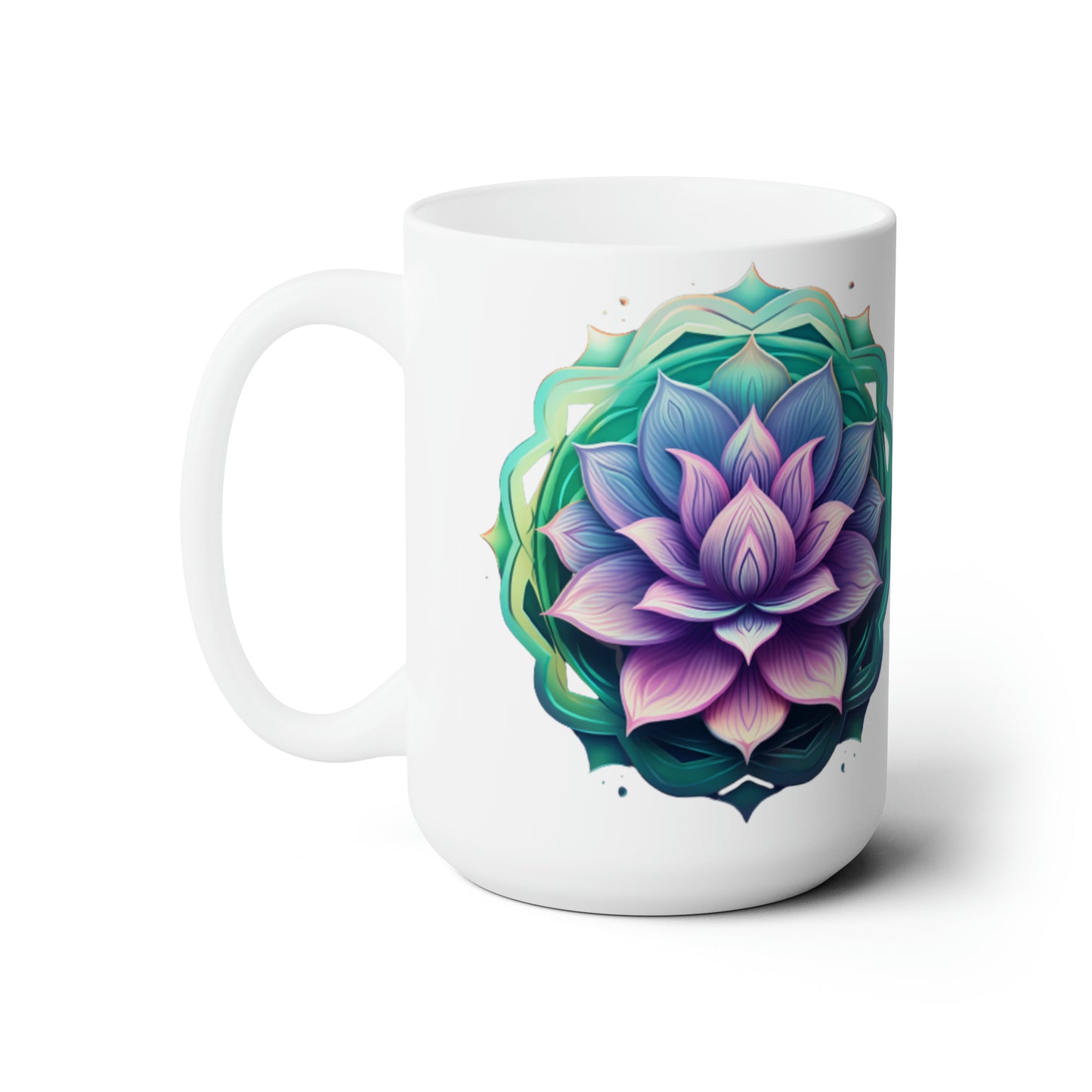 Mandala #2 Ceramic Mug 15oz