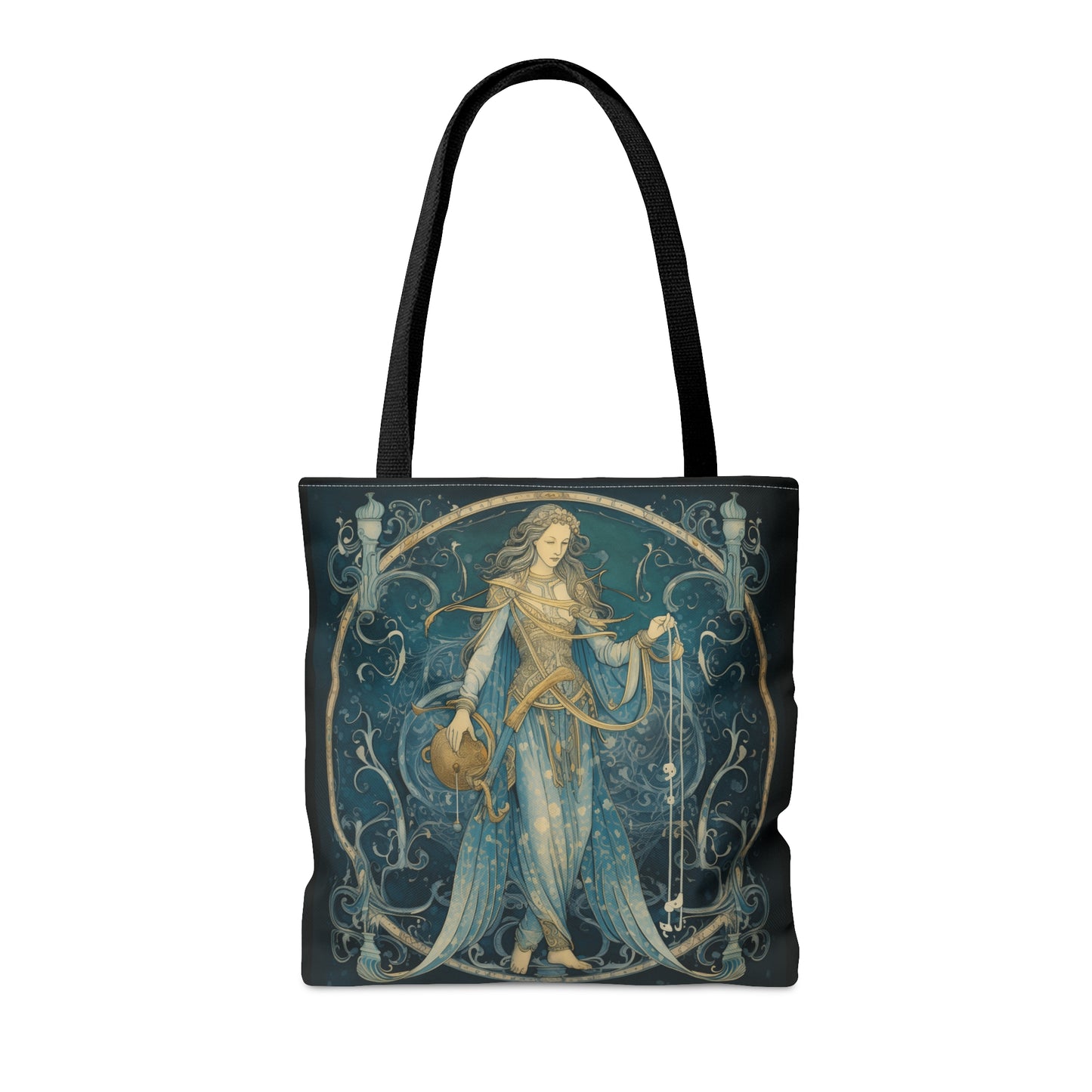 Aquarius2 Zodiac Tote Bag (AOP)