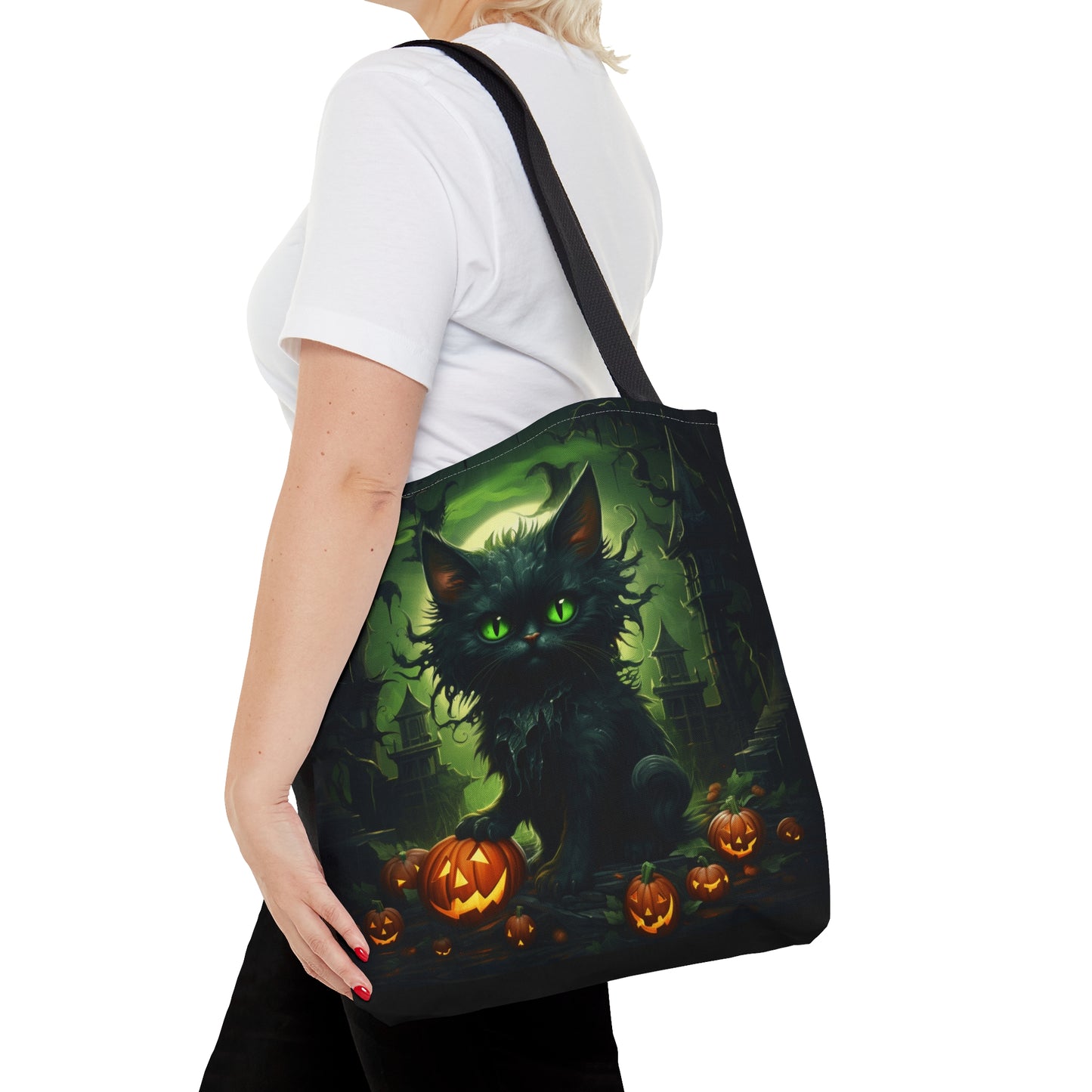 Halloween Cat2 Tote Bag (AOP)