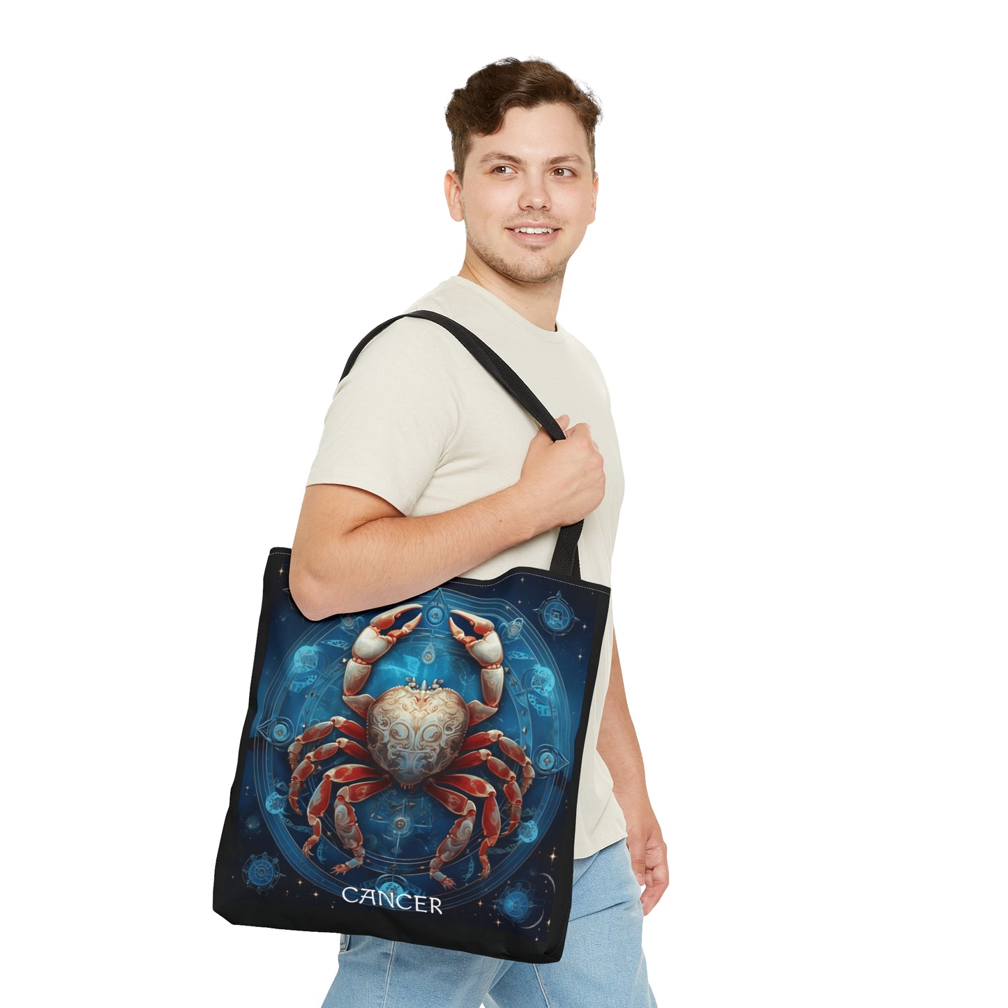 Cancer3 Zodiac Tote Bag (AOP)