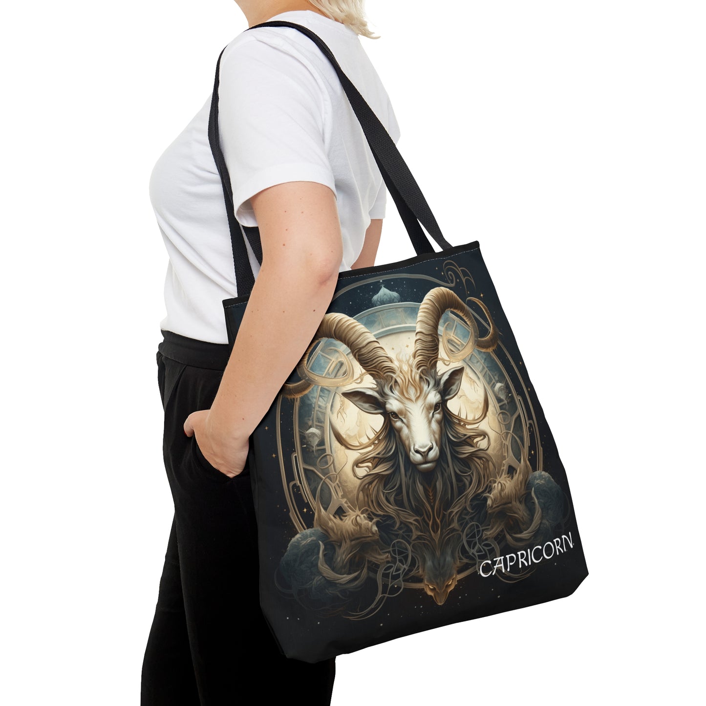 Capricorn1 Zodiac Tote Bag (AOP)