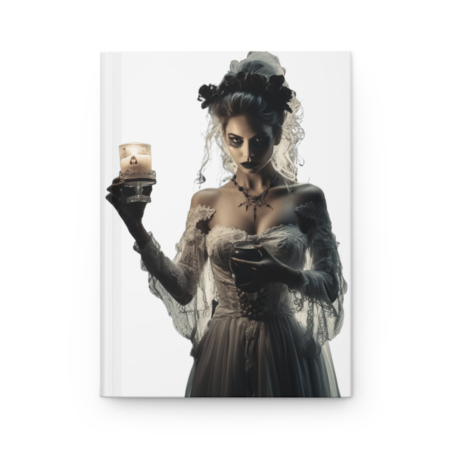 Halloween Bride Hardcover Journal Matte