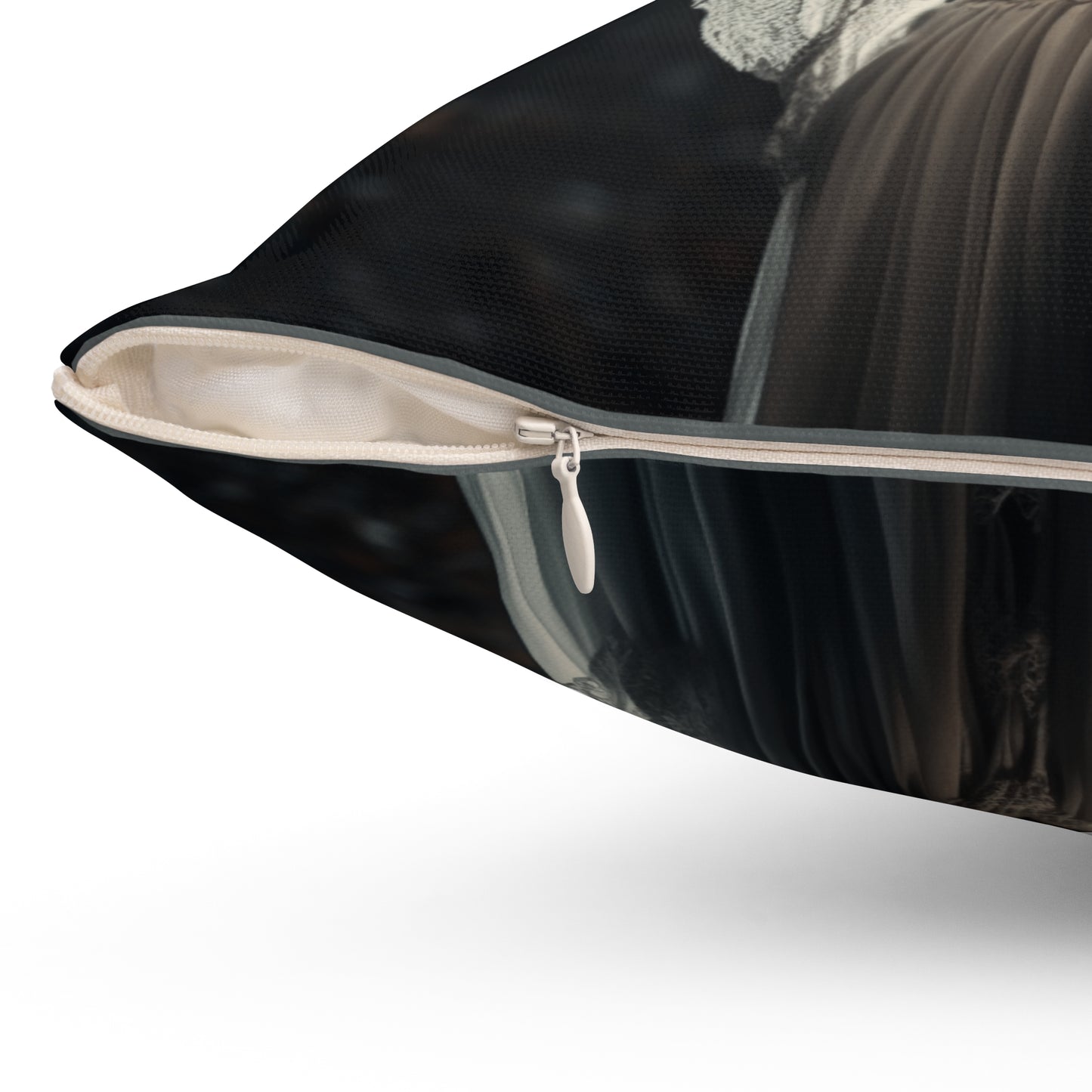 Halloween Bride Spun Polyester Square Throw Pillow