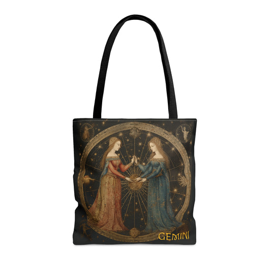 Gemini1 Zodiac Tote Bag (AOP)