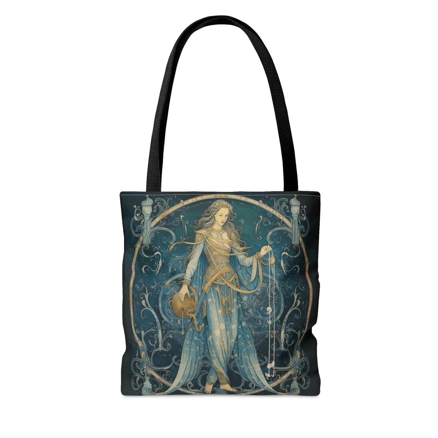 Aquarius2 Zodiac Tote Bag (AOP)