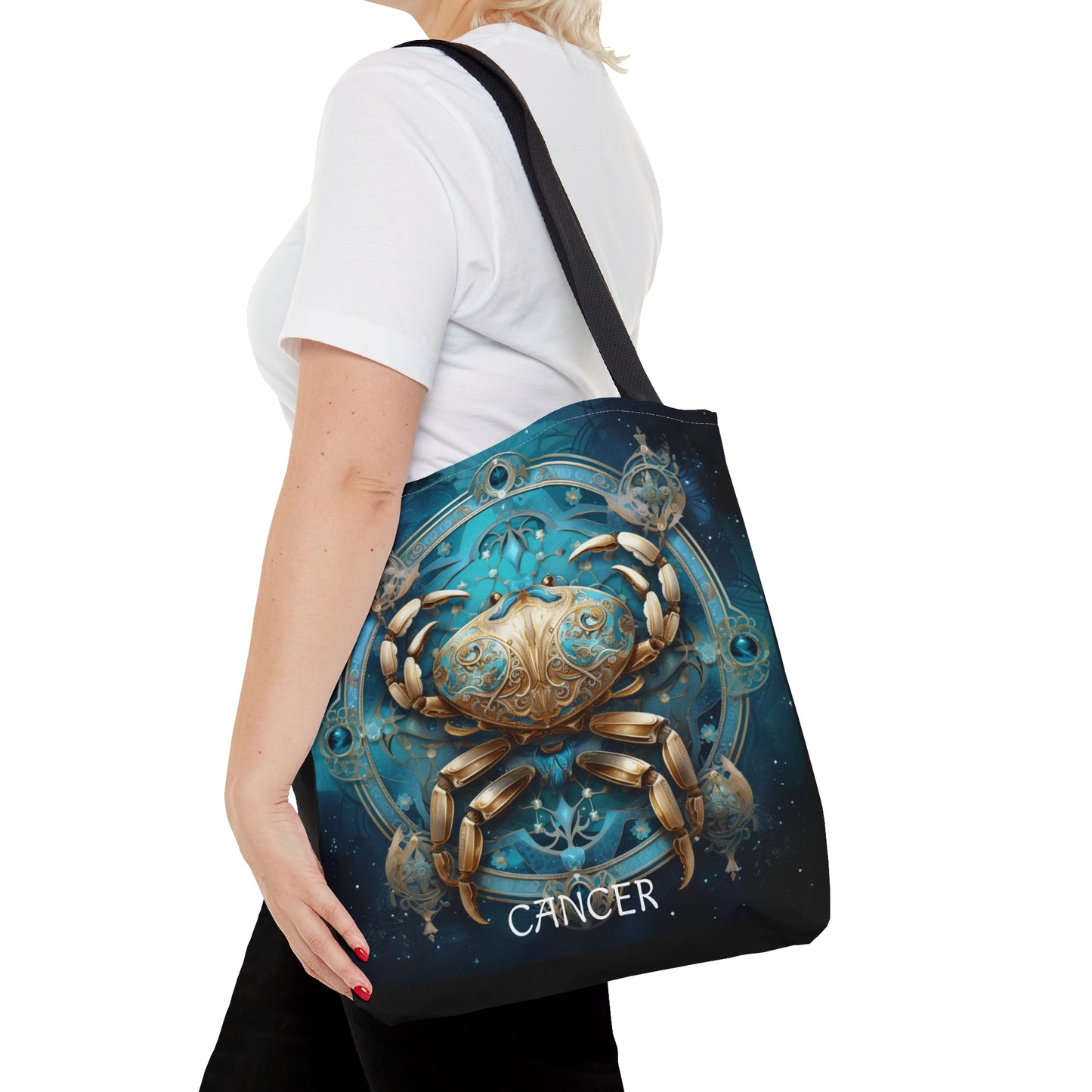 Cancer2 Zodiac Tote Bag (AOP)