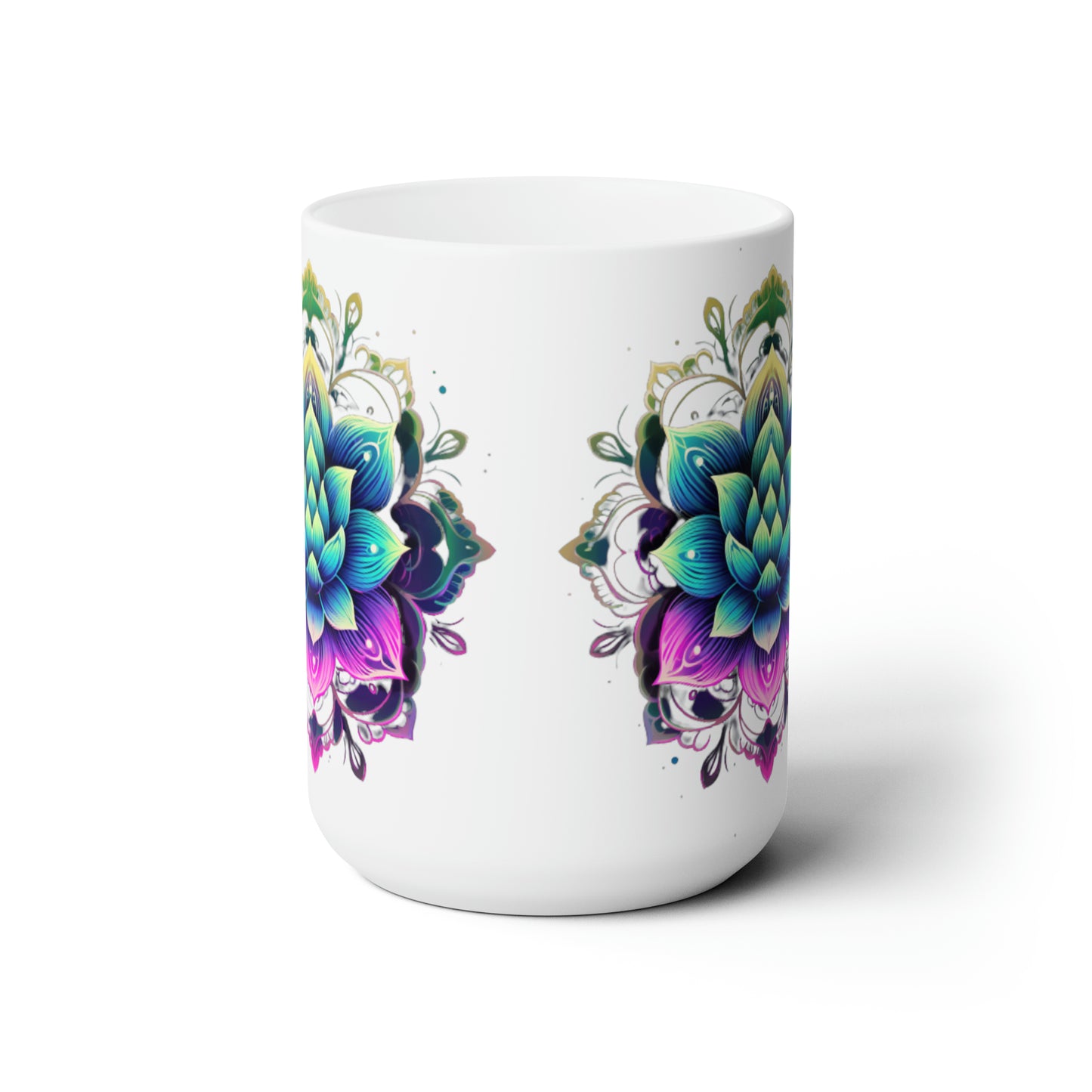 Mandala #101  Ceramic Mug 15oz