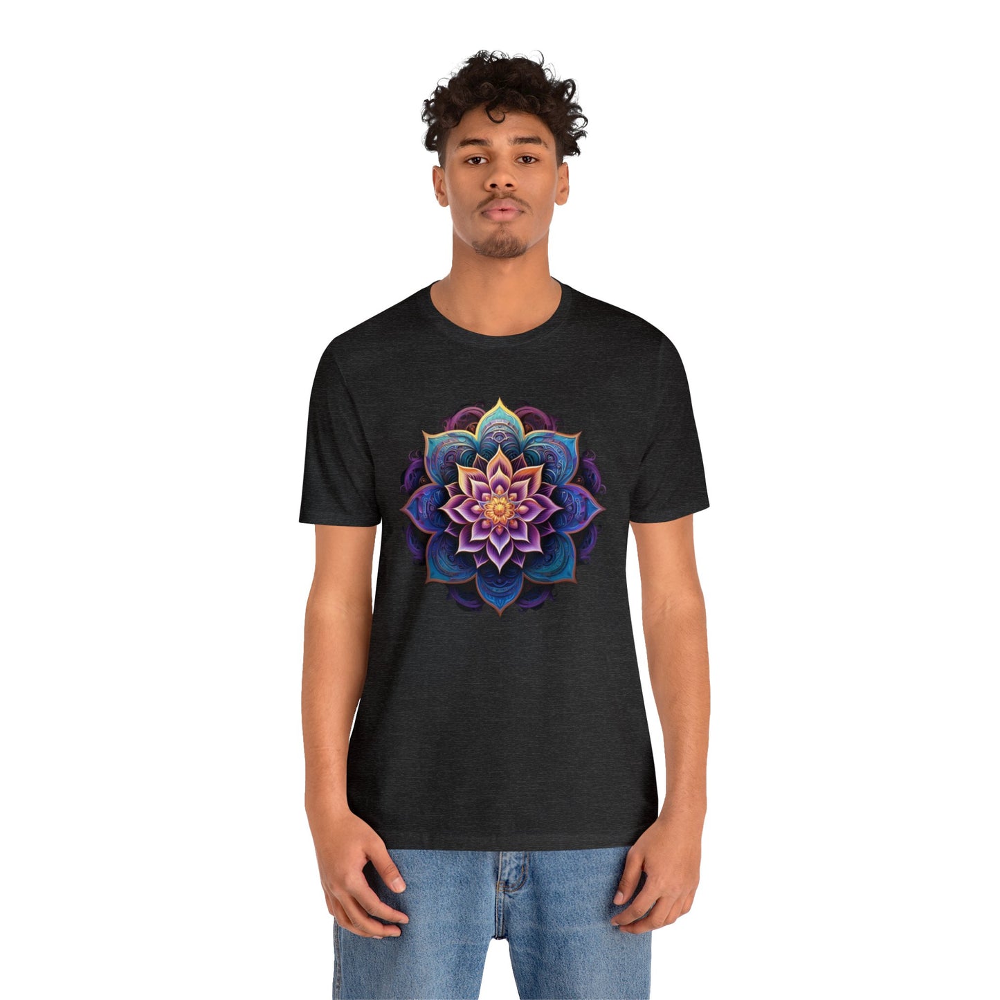 Zen Lotus Unisex Jersey Short Sleeve Tee