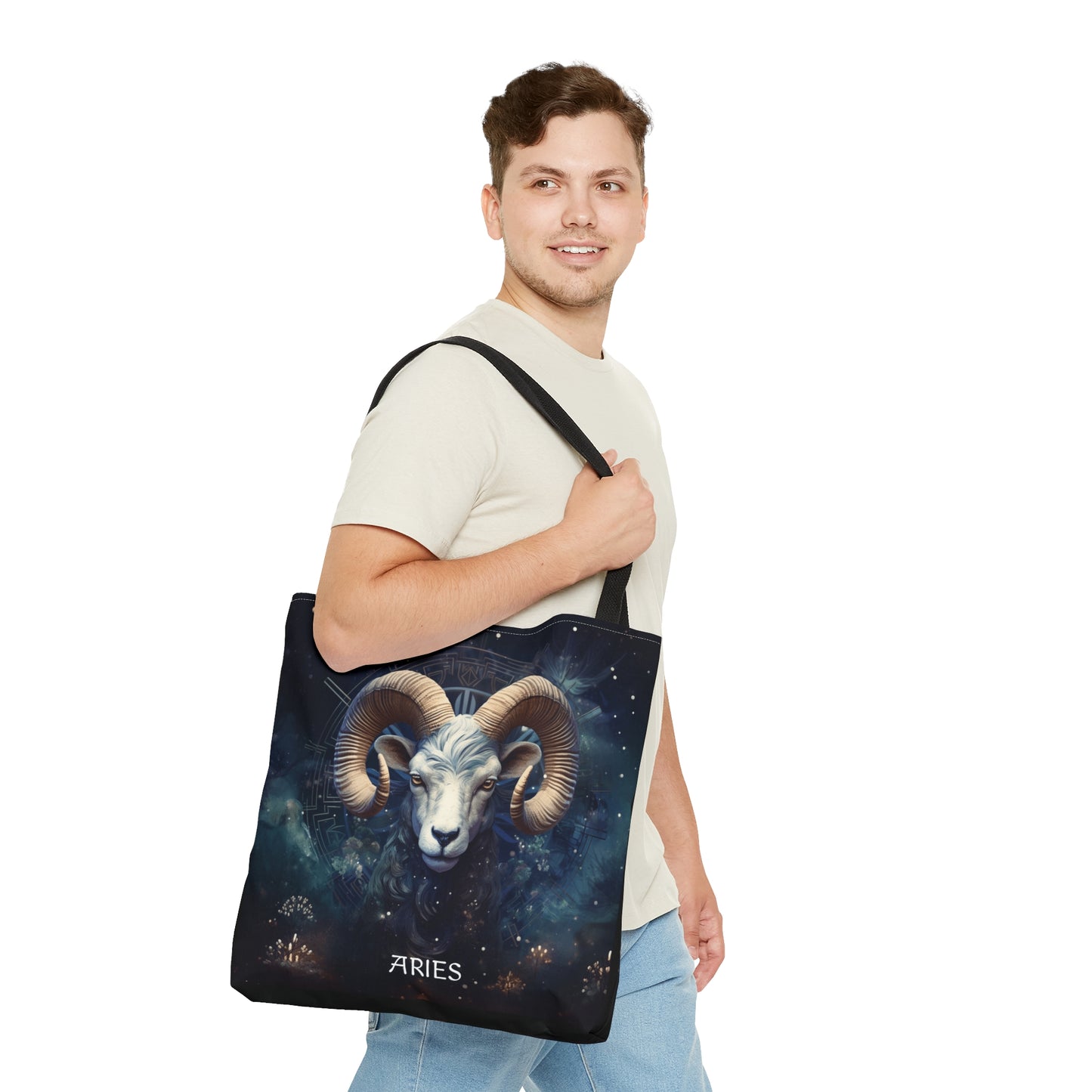 Aries3 Zodiac Tote Bag (AOP)