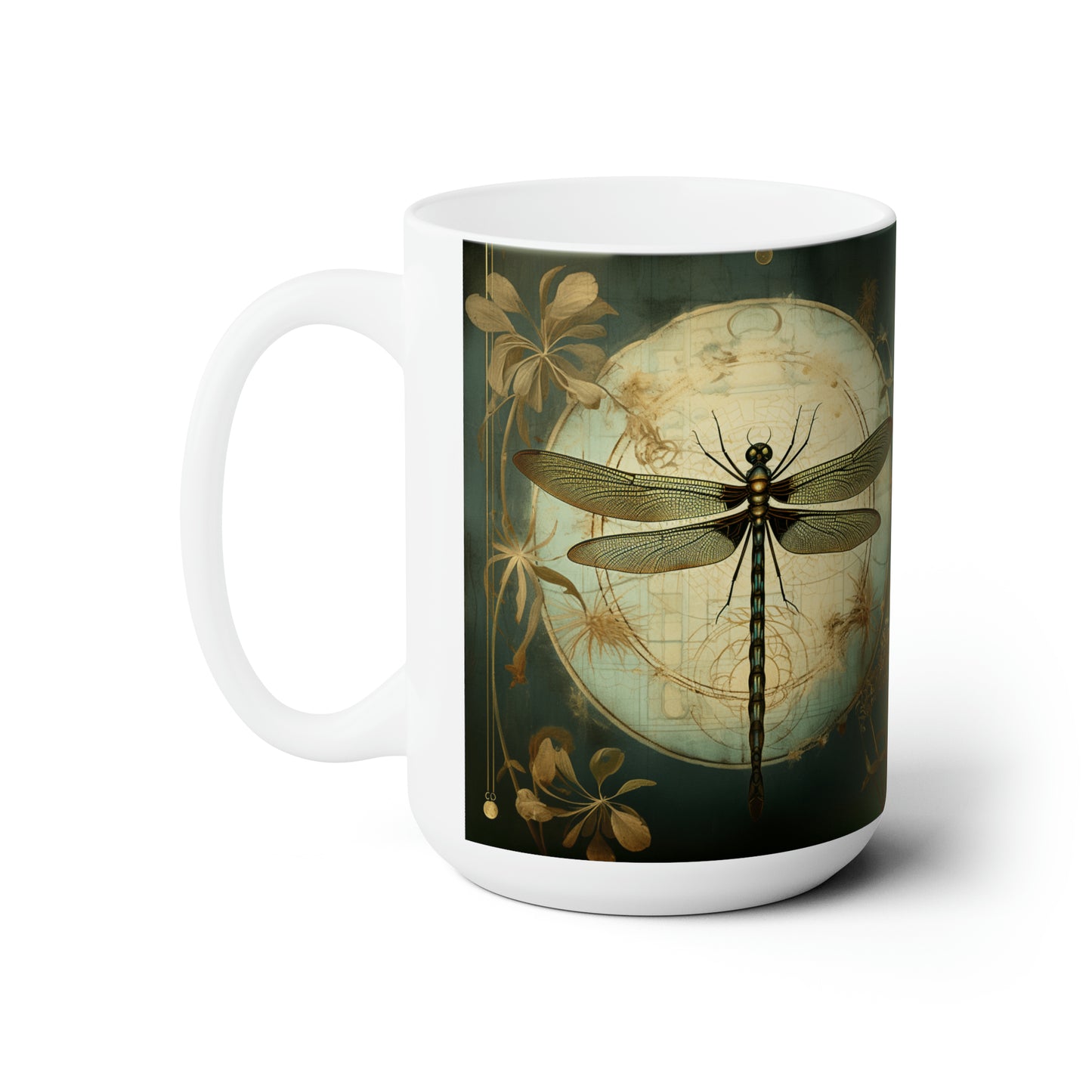 Dragonfly #3  Ceramic Mug 15oz