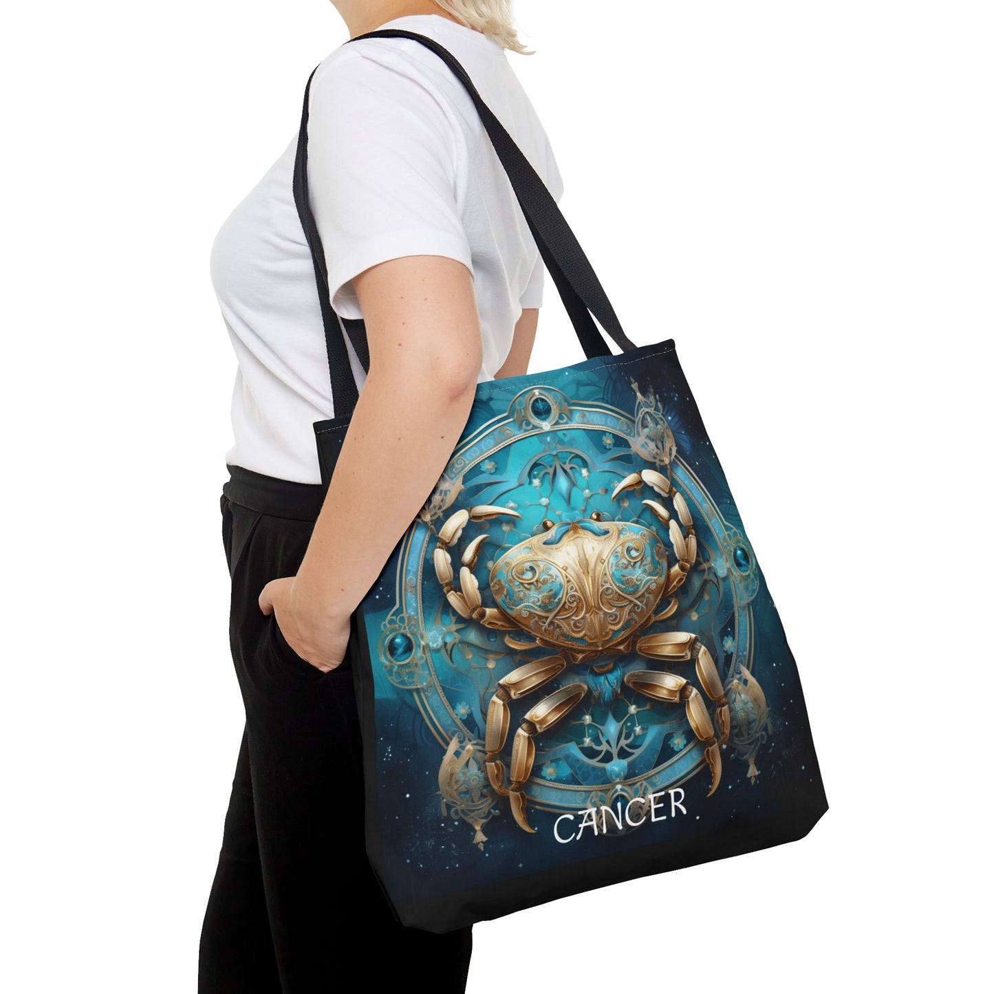 Cancer2 Zodiac Tote Bag (AOP)