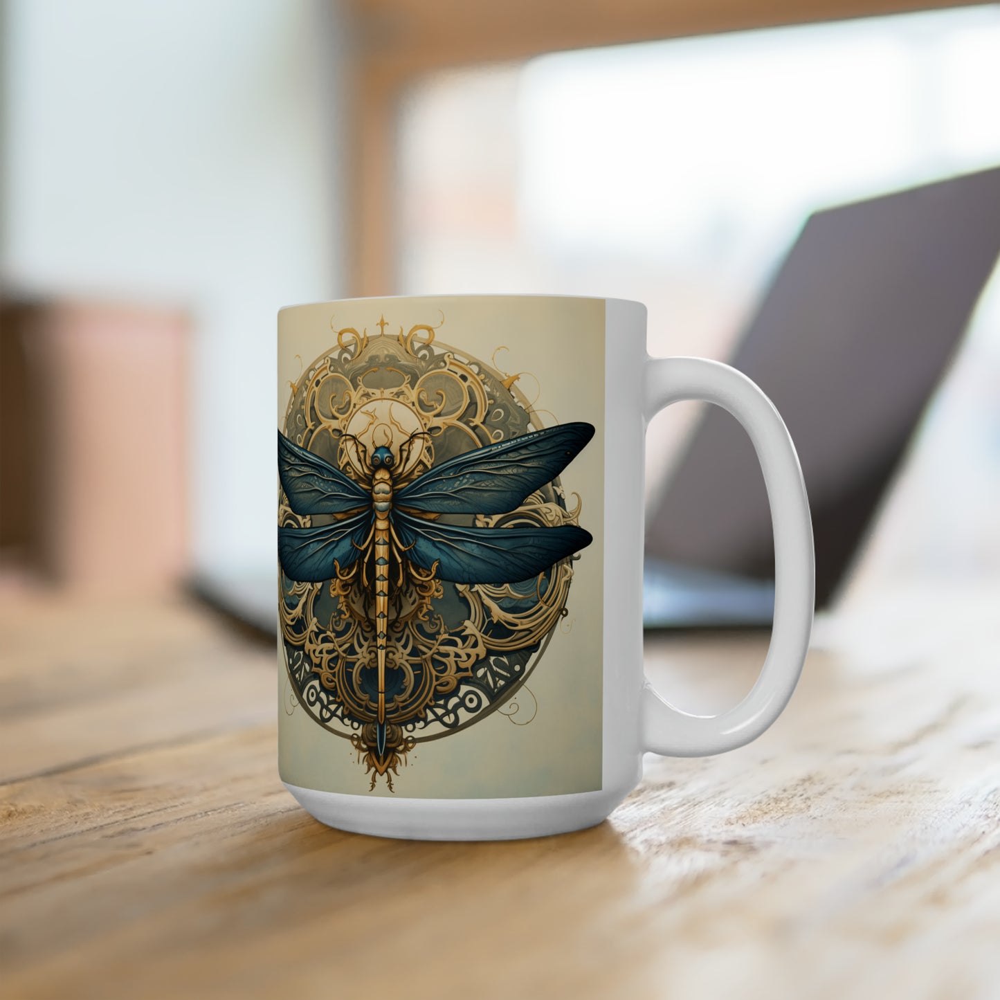 Dragonfly #1 Ceramic Mug 15oz