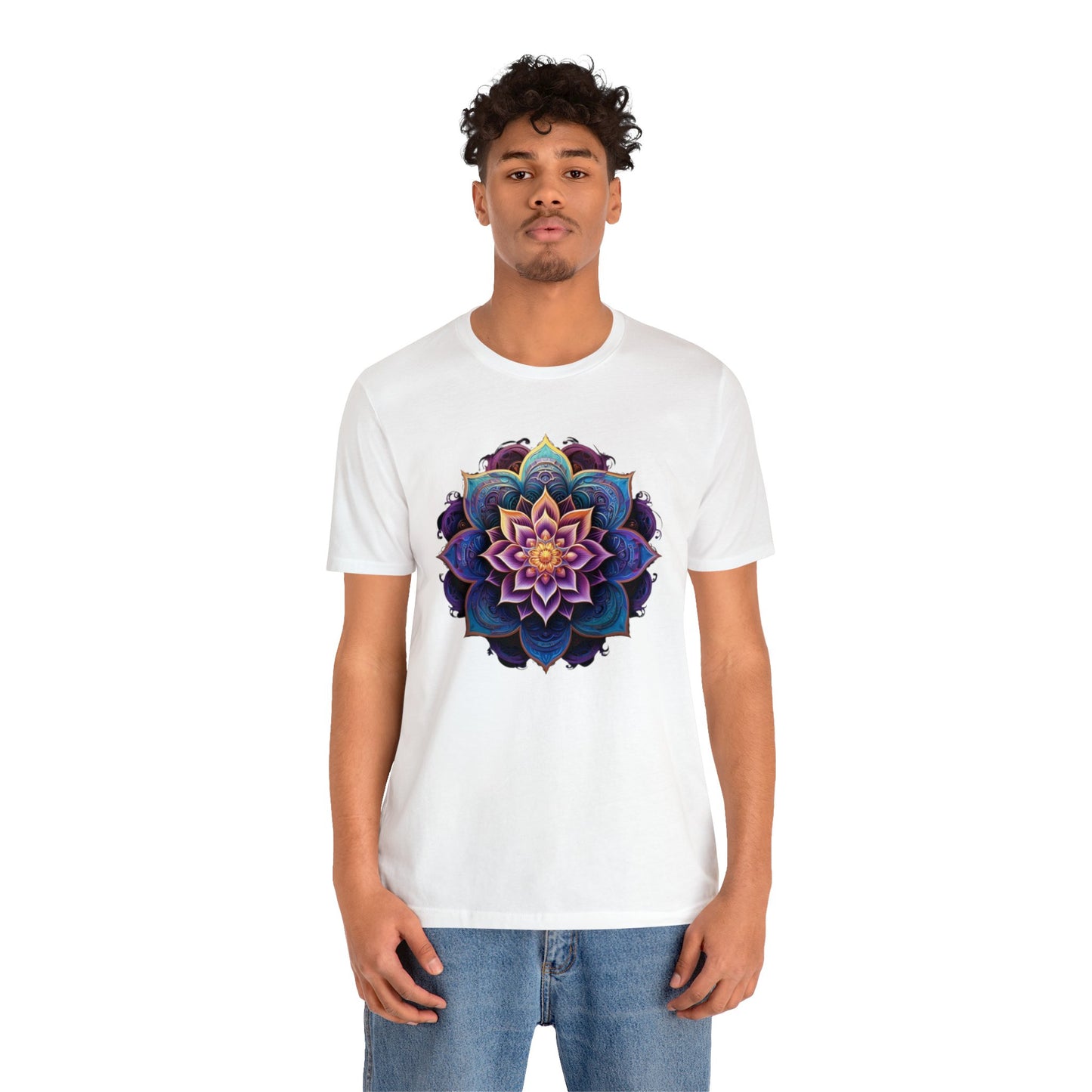 Zen Lotus Unisex Jersey Short Sleeve Tee